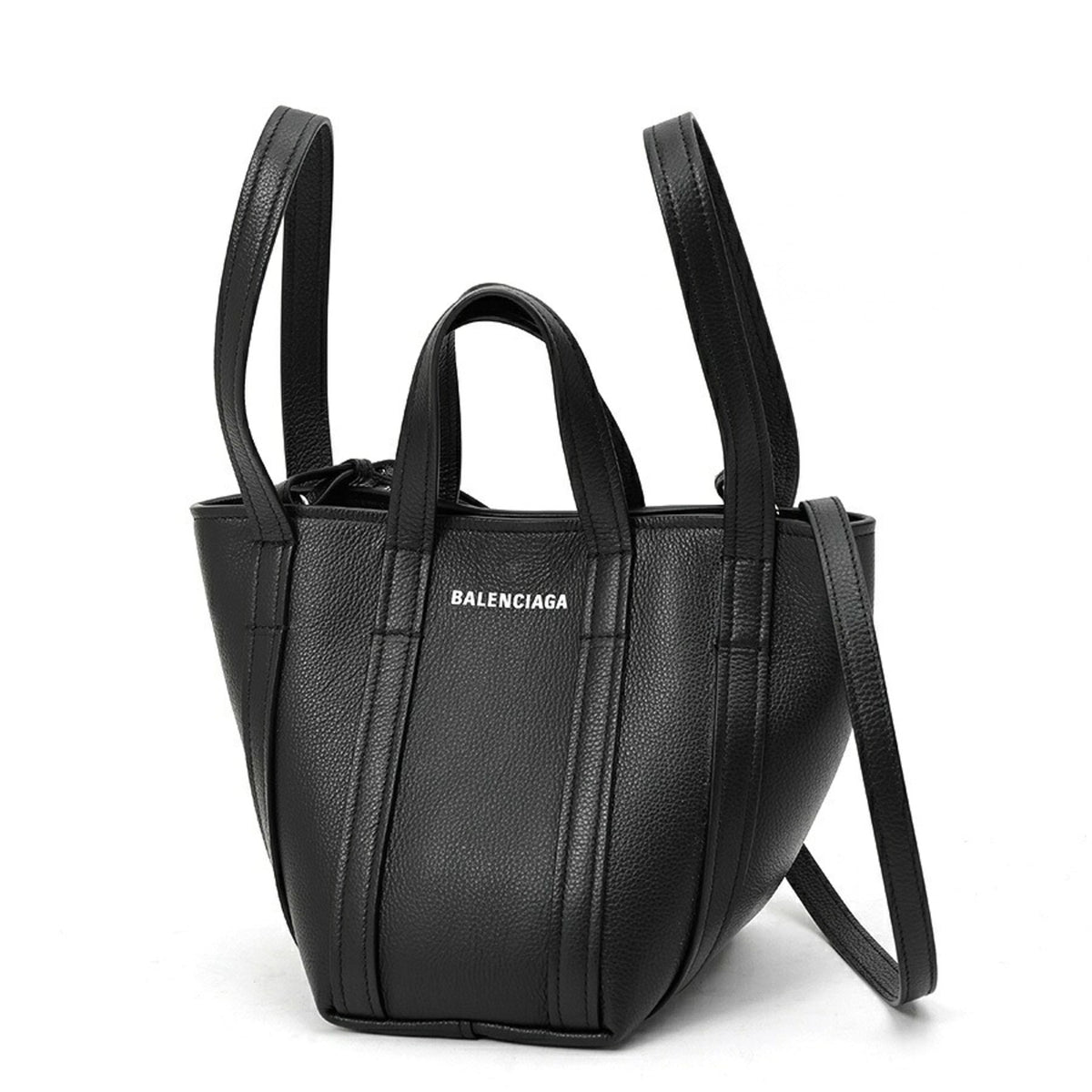 Balenciaga Black Leather Tote Bag (Pre-Owned)
