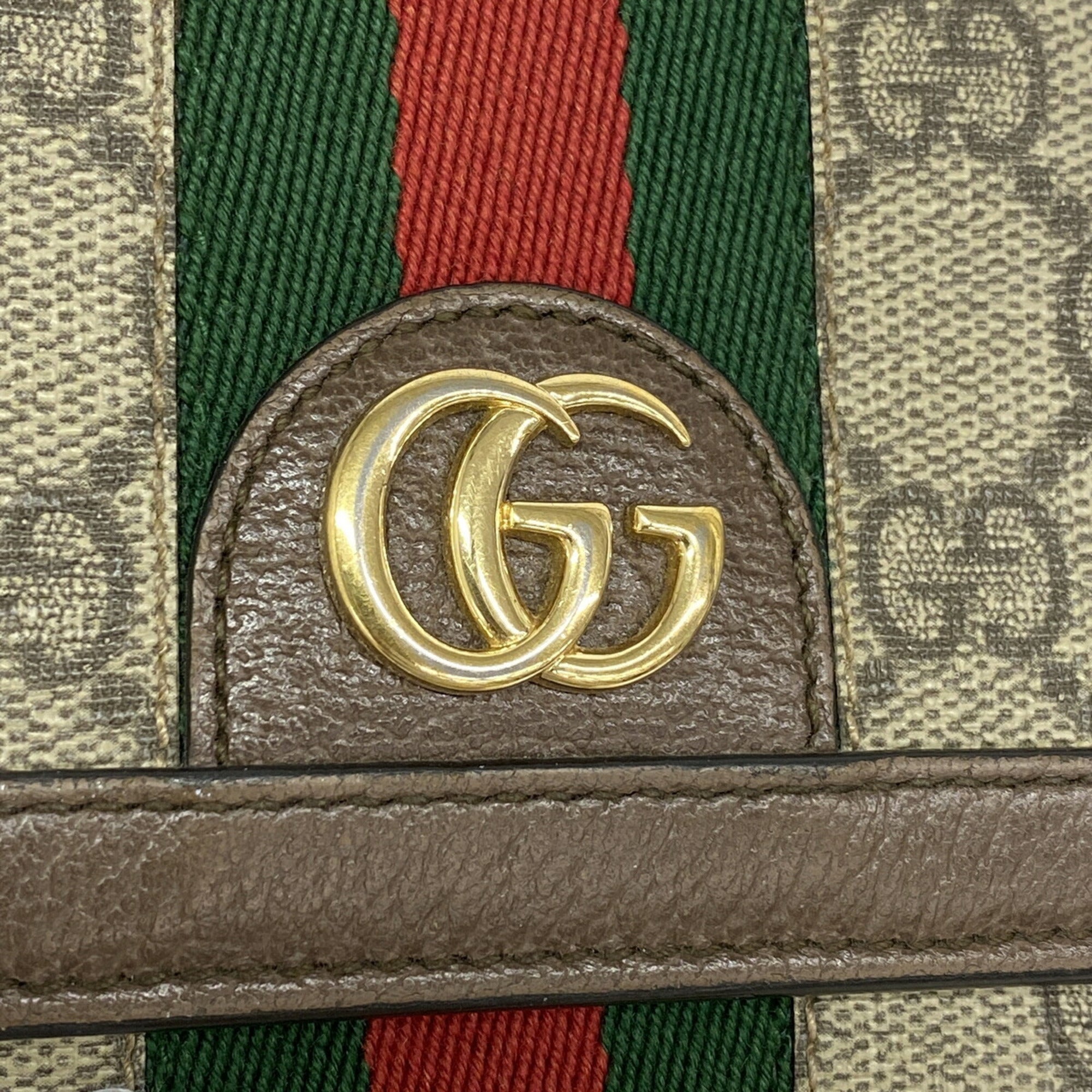 Gucci Brown Pvc Wallet (Bi-Fold) (Pre-Owned)