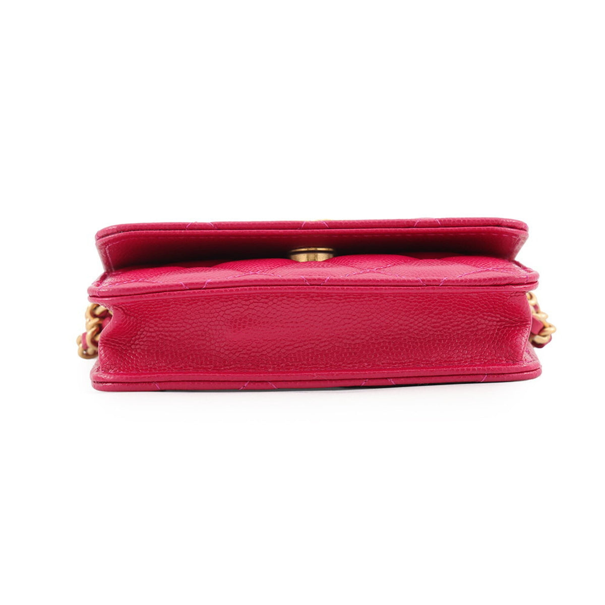 Chanel Pink Grained Calfskin Handbag Shoulder Bag (Pre-Owned)