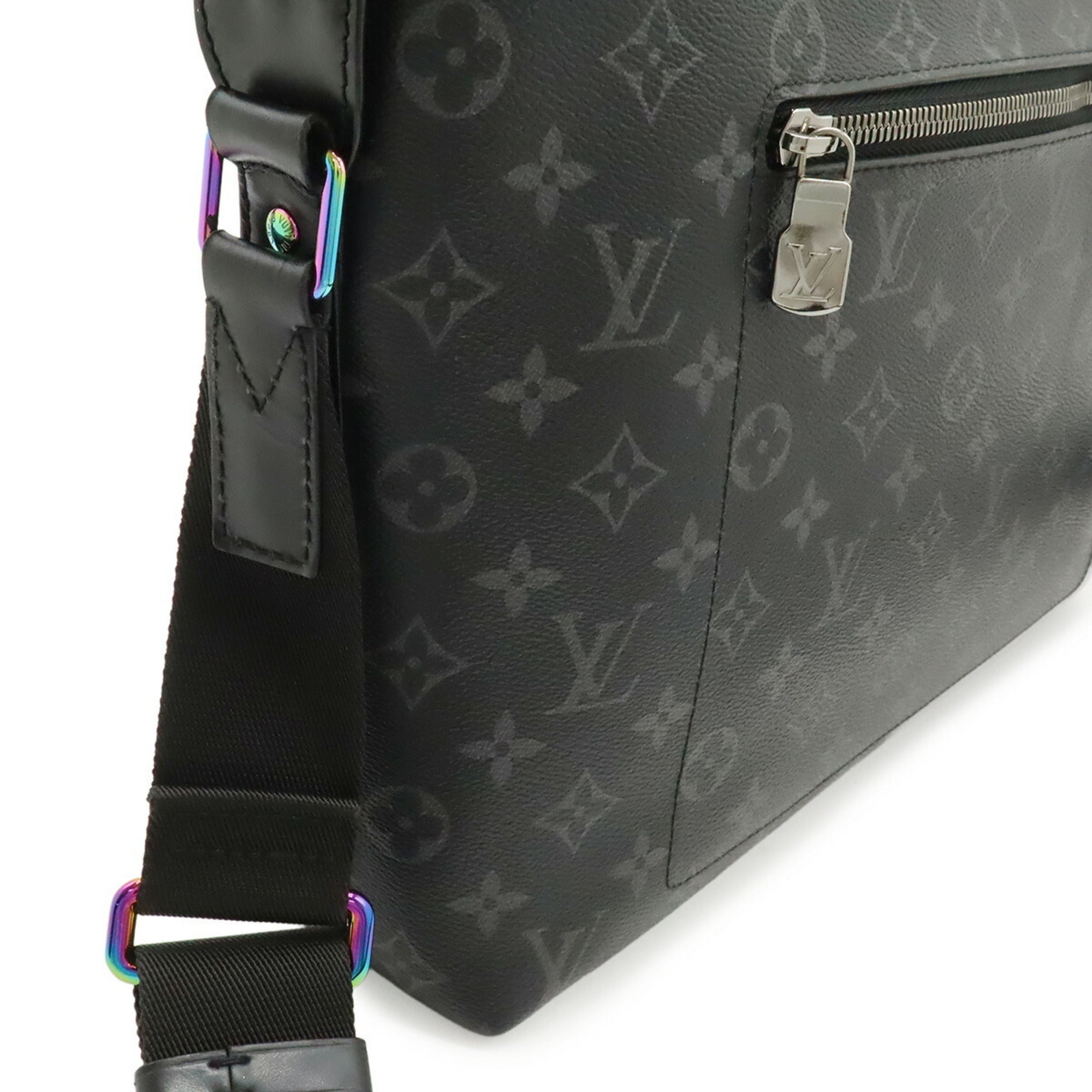 Louis Vuitton Monogram Eclipse Canvas Messenger Bag Shoulder Bag (Pre-Owned)