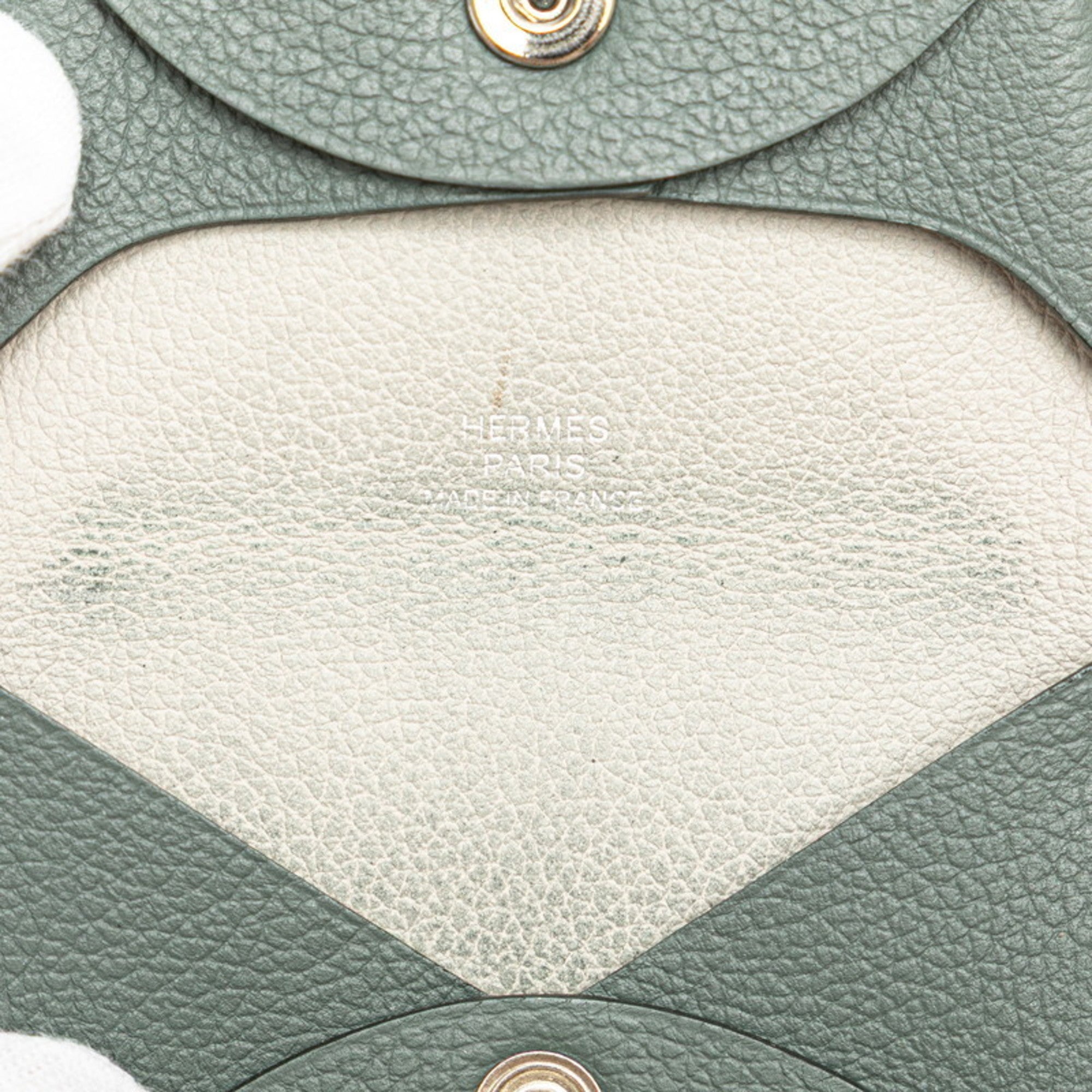 Hermes Gray Coin Purse/Coin Case (Pre-Owned)