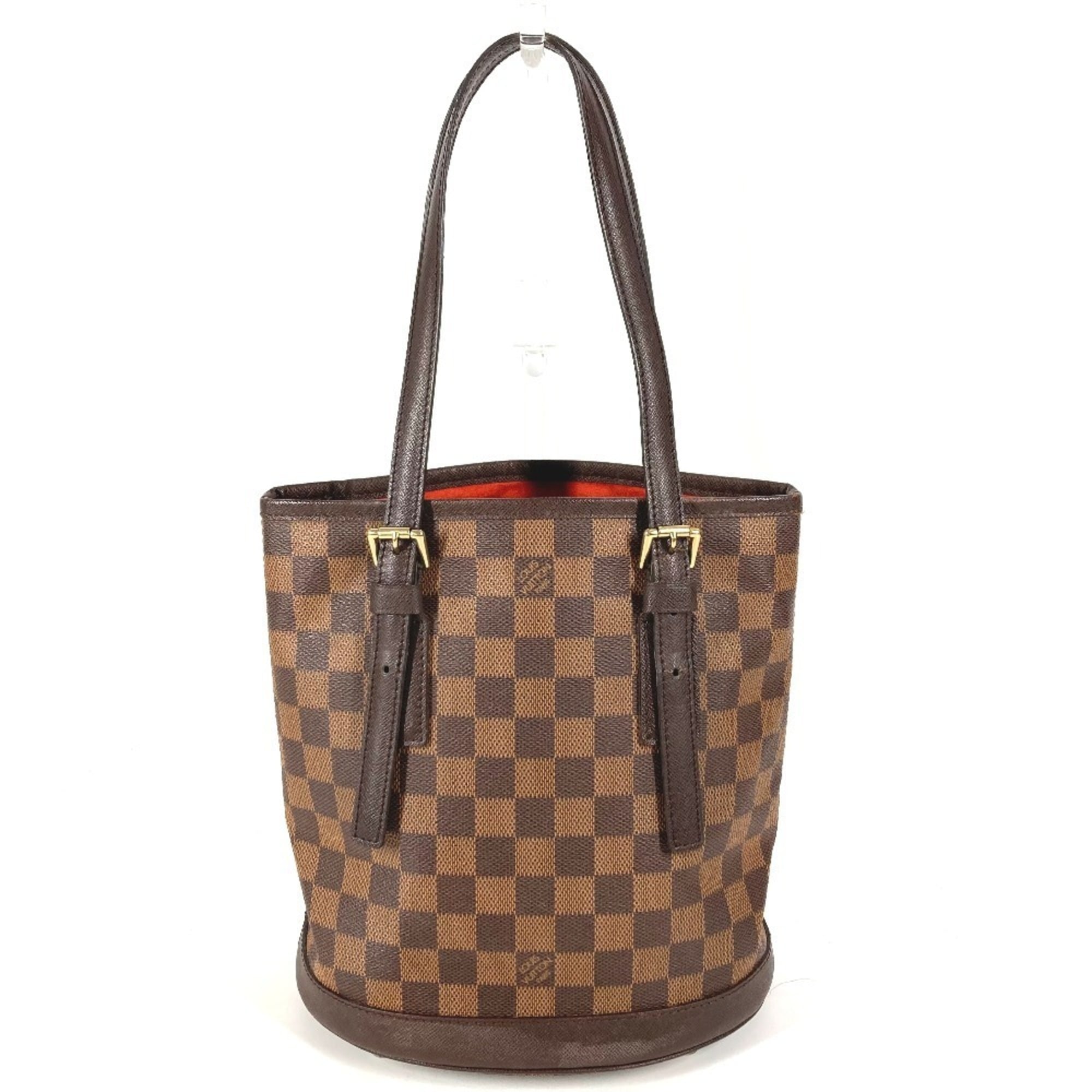Louis Vuitton Brown Ebene Damier Canvas Shoulder Bag Tote Bag (Pre-Owned)