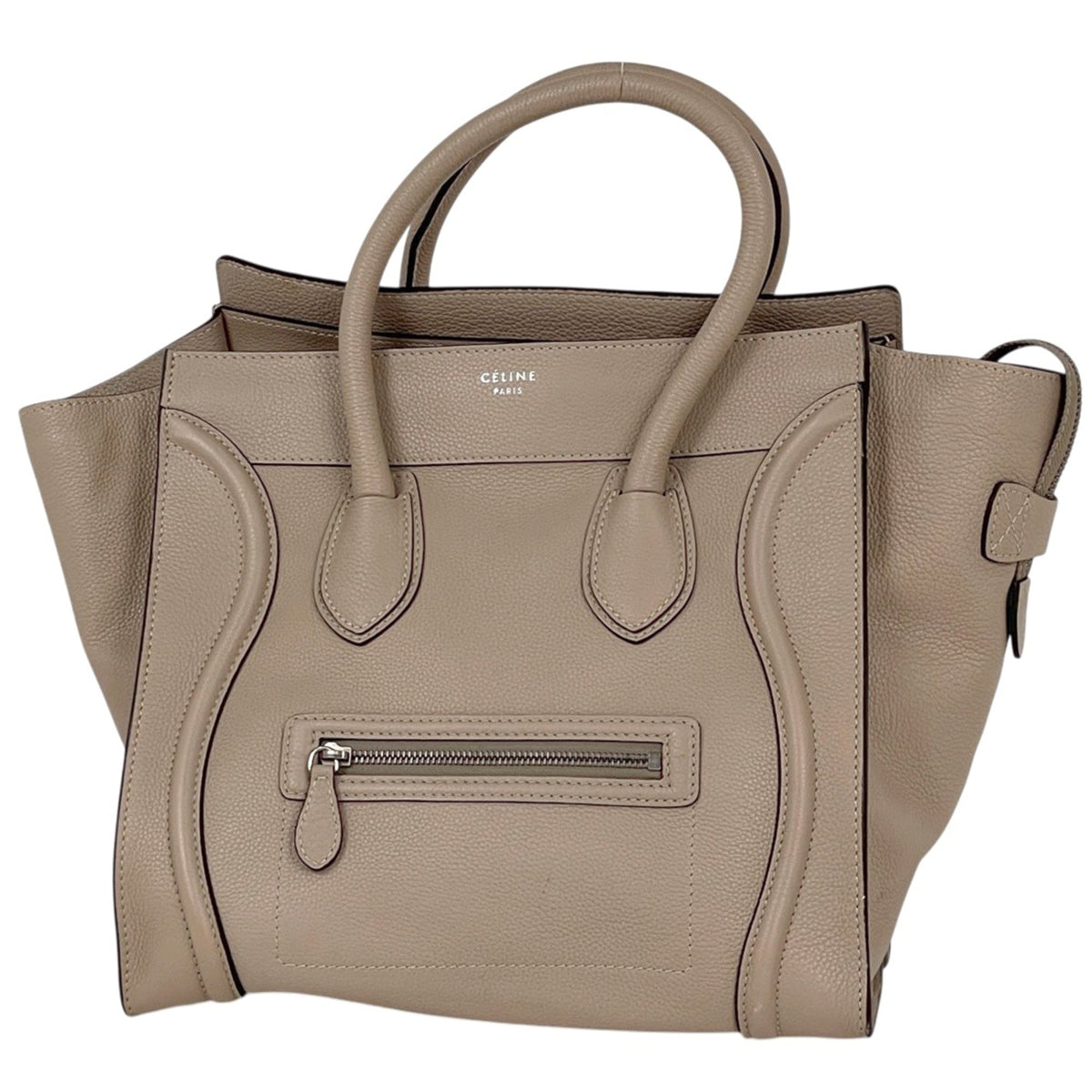 Celine Beige Leather Handbag (Pre-Owned)