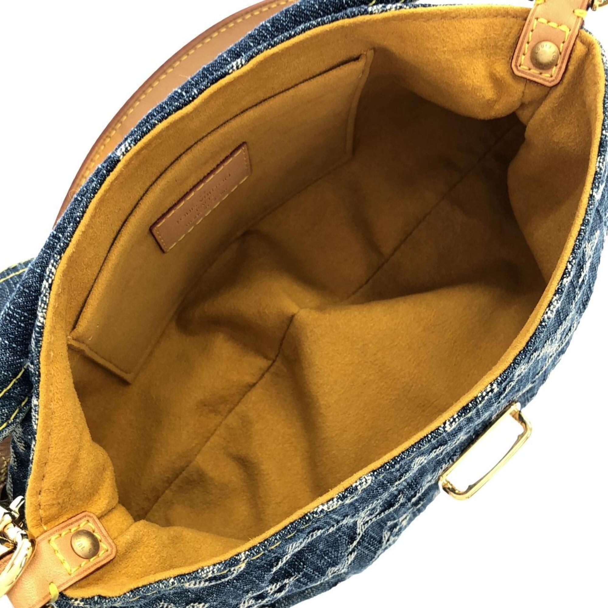Louis Vuitton Blue Denim Shoulder Bag (Pre-Owned)