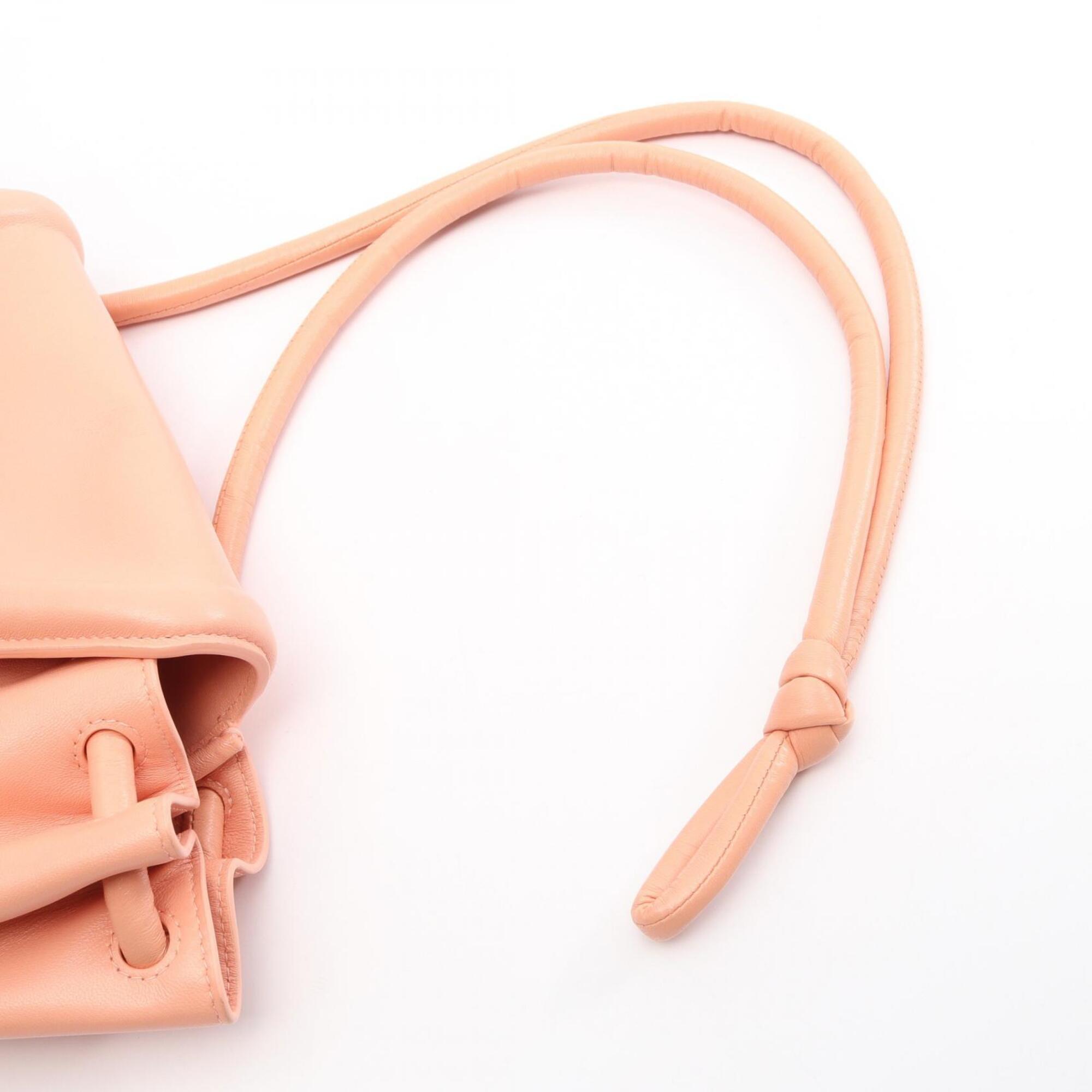 Bottega Veneta Pink Leather Shoulder Bag (Pre-Owned)