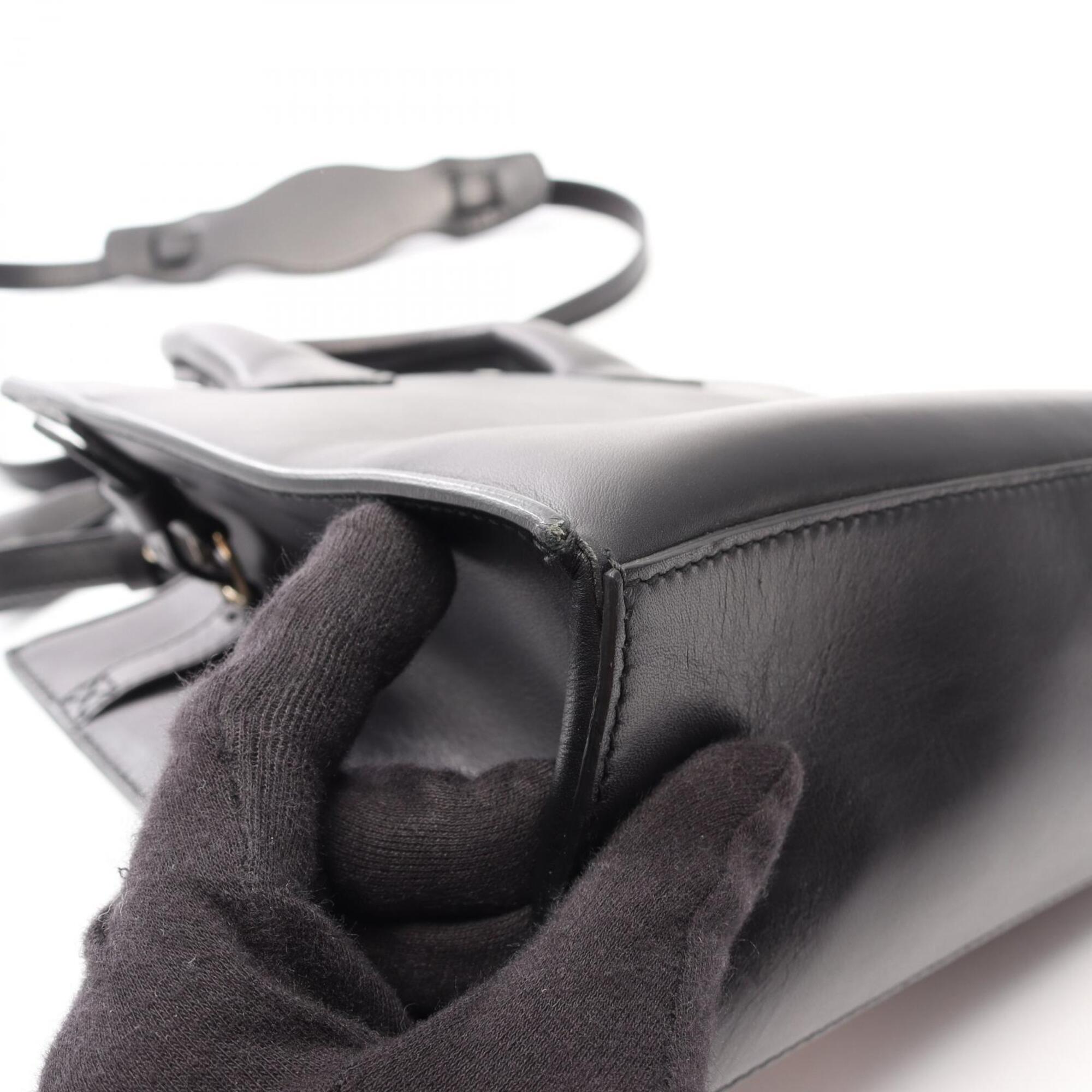 Balenciaga Black Leather Handbag (Pre-Owned)
