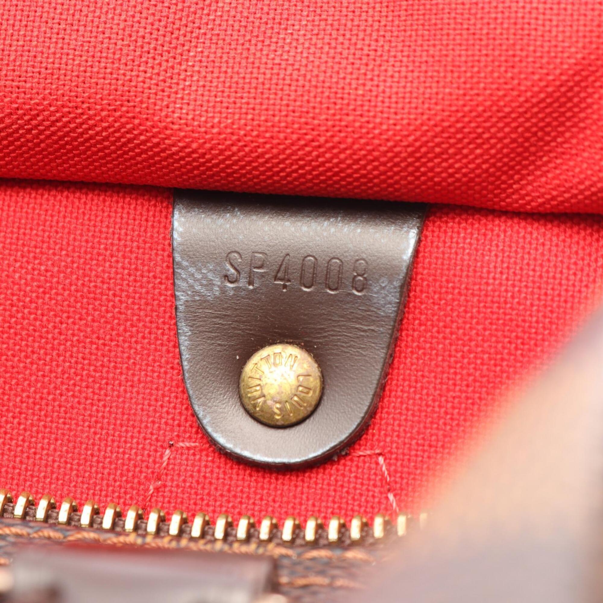Louis Vuitton Brown Coated Canvas Leather Handbag (Pre-Owned)