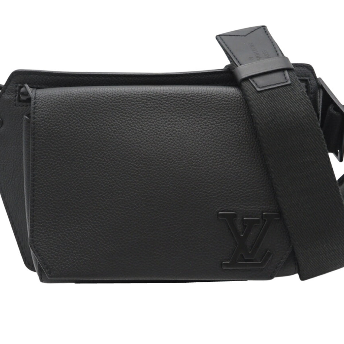 Louis Vuitton Black Leather Fanny Pack (Pre-Owned)