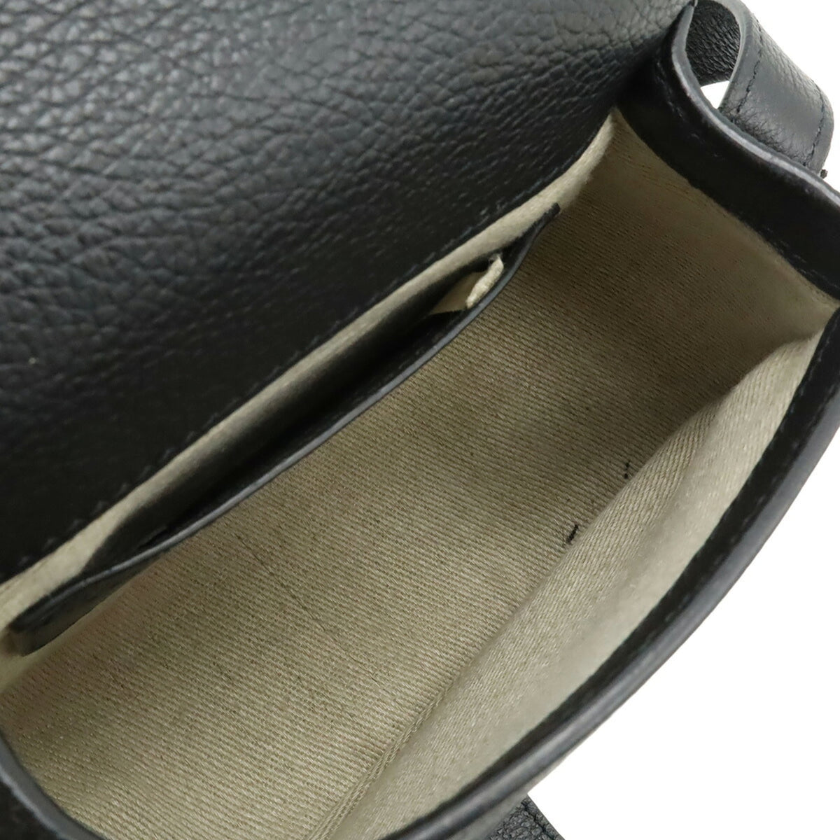 Chloé Black Leather Pochette Shoulder Bag (Pre-Owned)