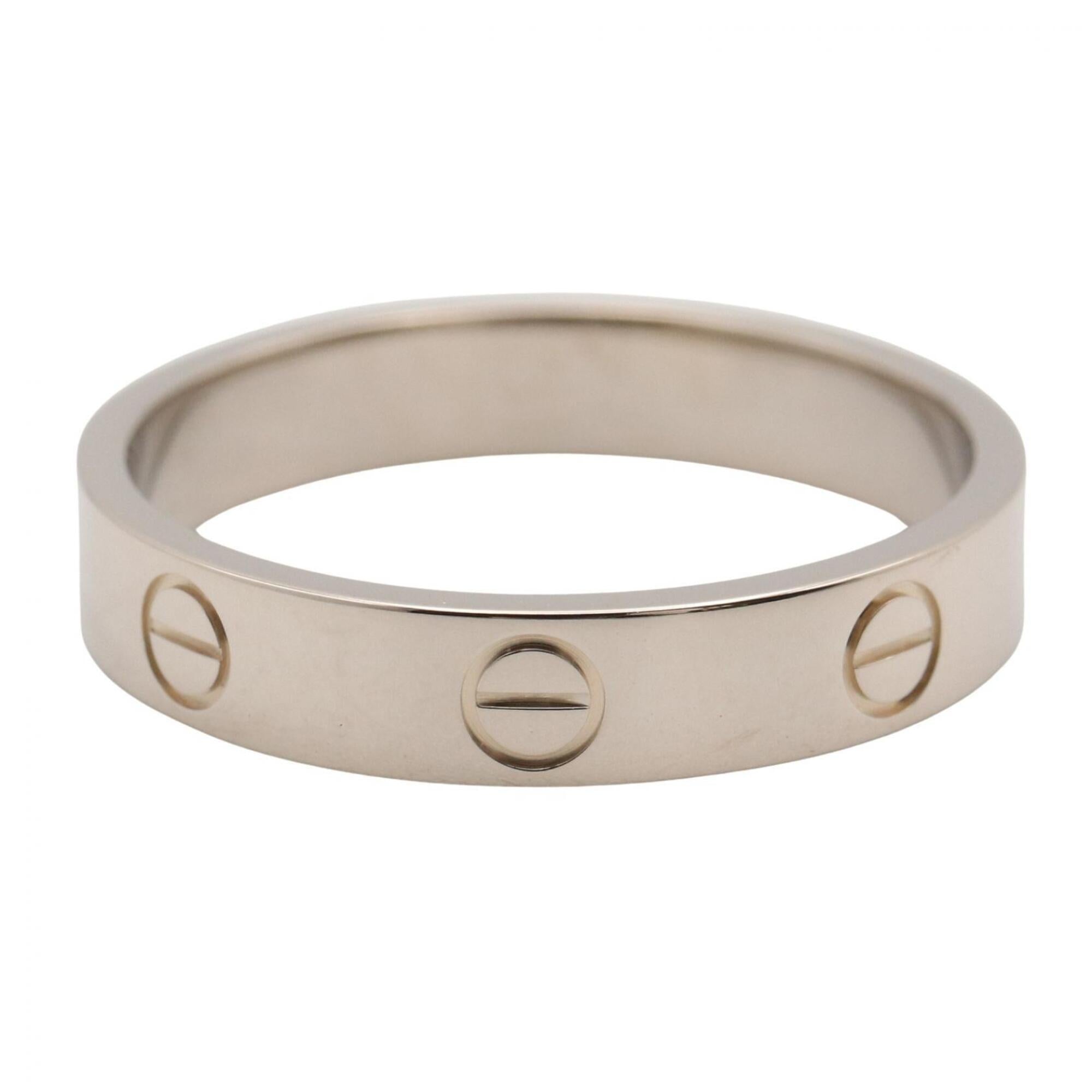 Cartier White Gold White Gold (18K) Band Ring (Pre-Owned)