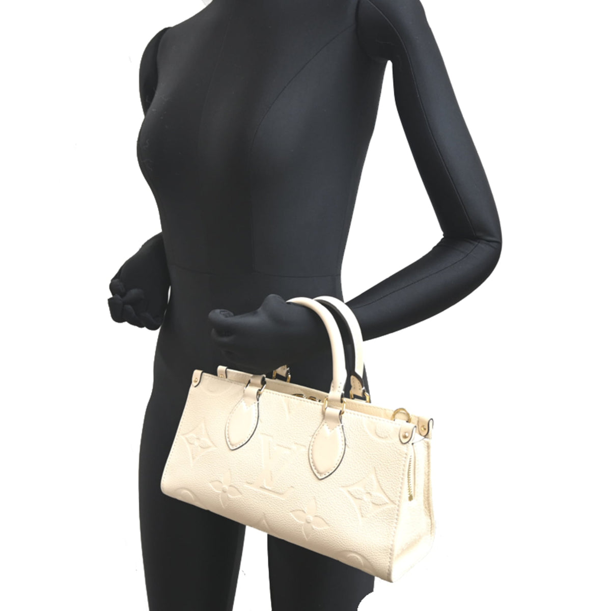 Louis Vuitton Cream Monogram Empreinte Shoulder Bag (Pre-Owned)