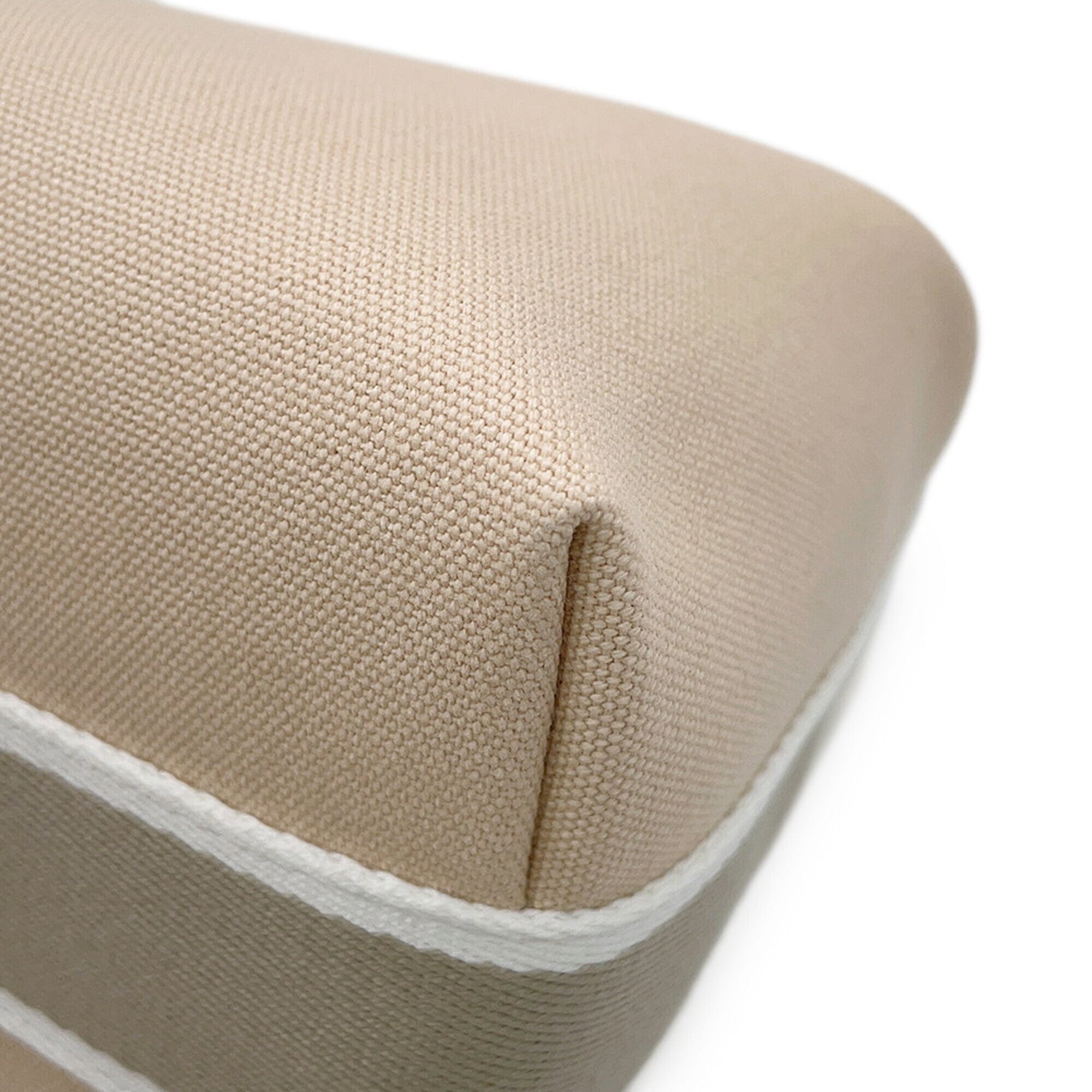 Hermes Beige Canvas Handbag Pouch (Pre-Owned)