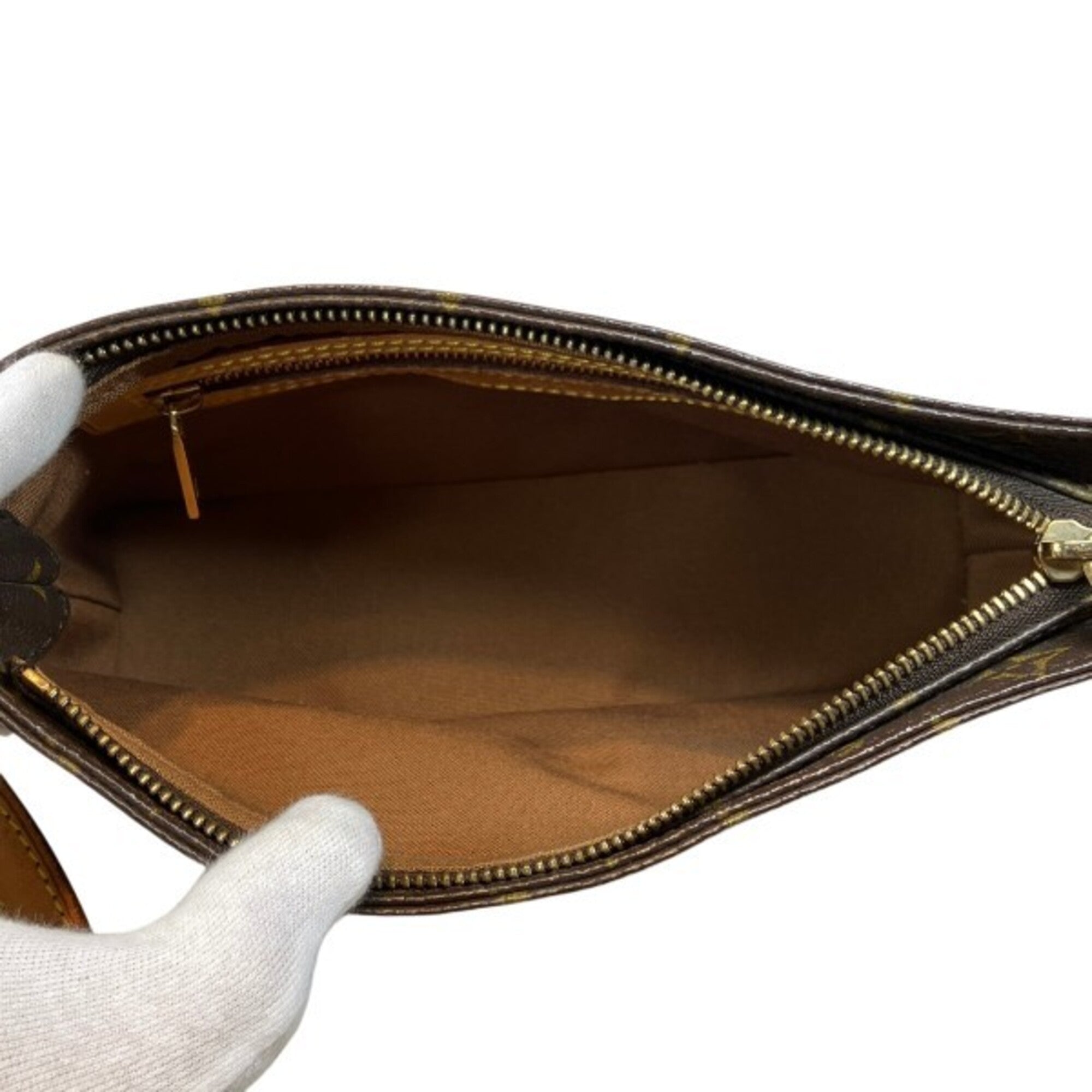 Louis Vuitton Brown Monogram Handbag Shoulder Bag (Pre-Owned)