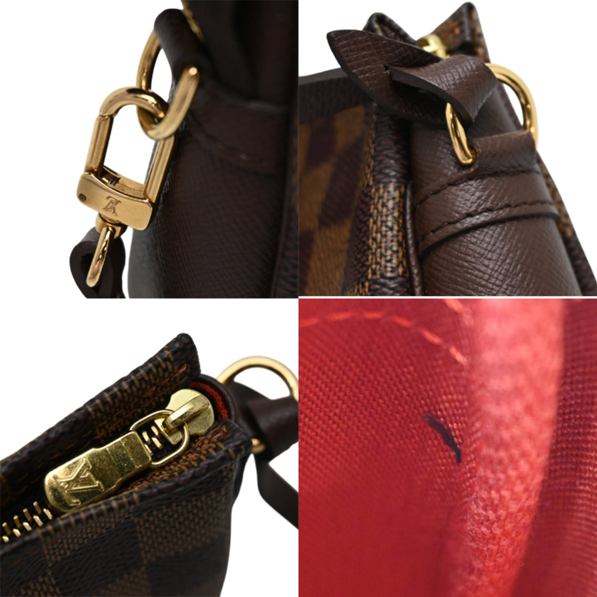 Louis Vuitton Brown Ebene Damier Canvas Pouch (Pre-Owned)
