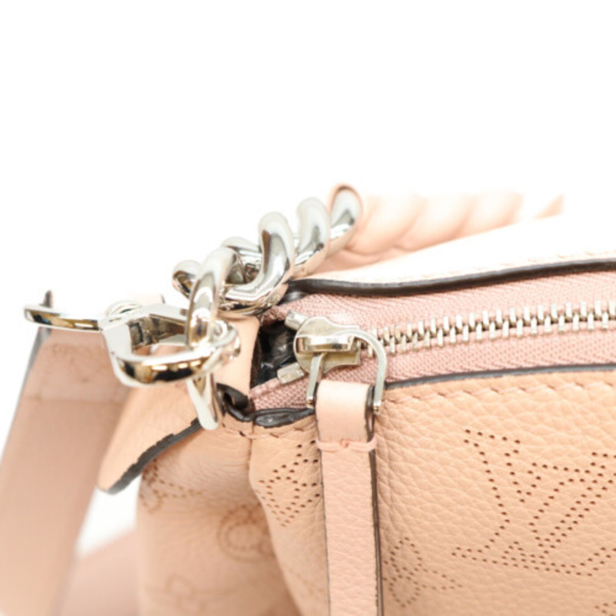 Louis Vuitton Magnolia Pink Mahina Leather Shoulder Bag (Pre-Owned)
