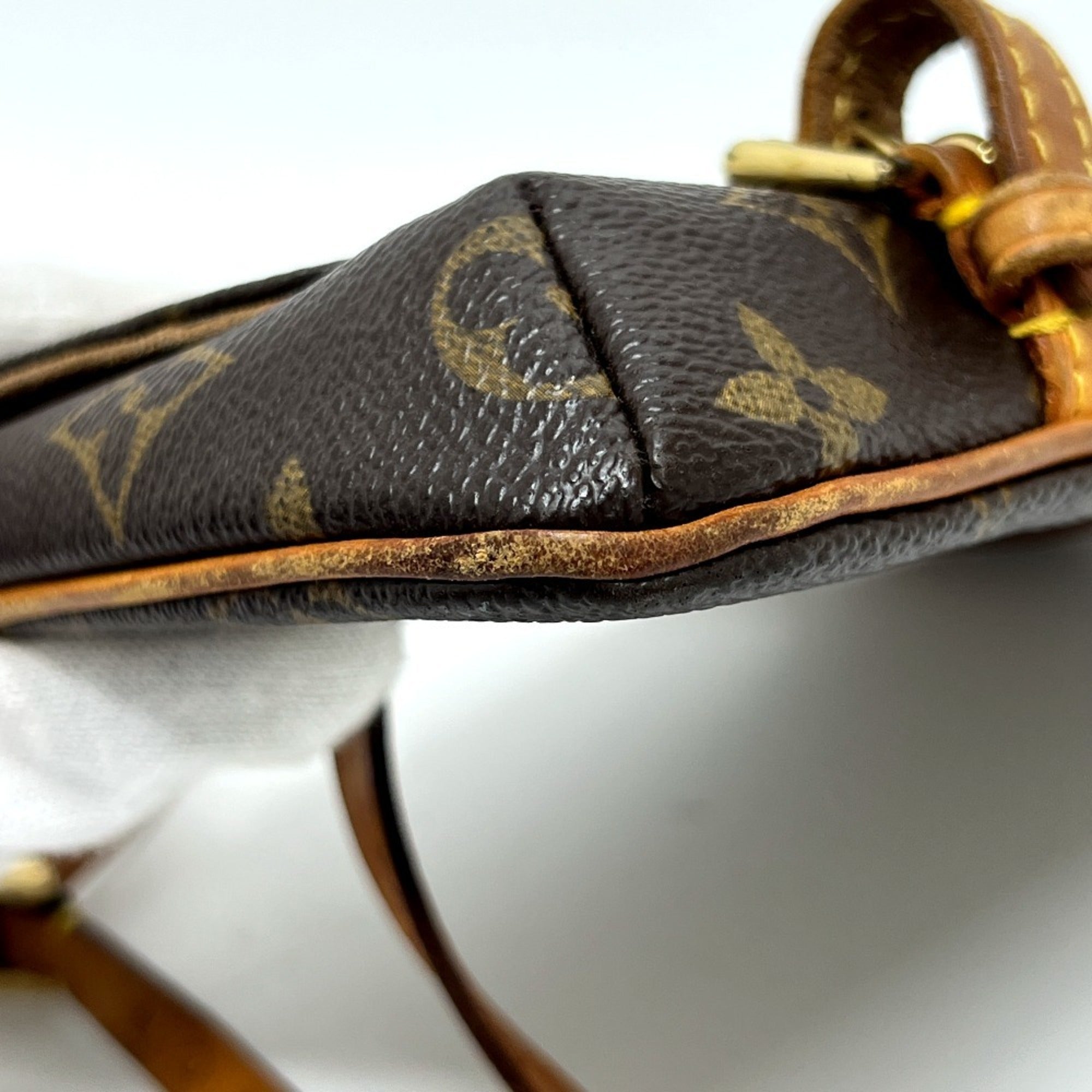 Louis Vuitton Brown Monogram Monogram Pochette Pouch Sling Bag (Pre-Owned)