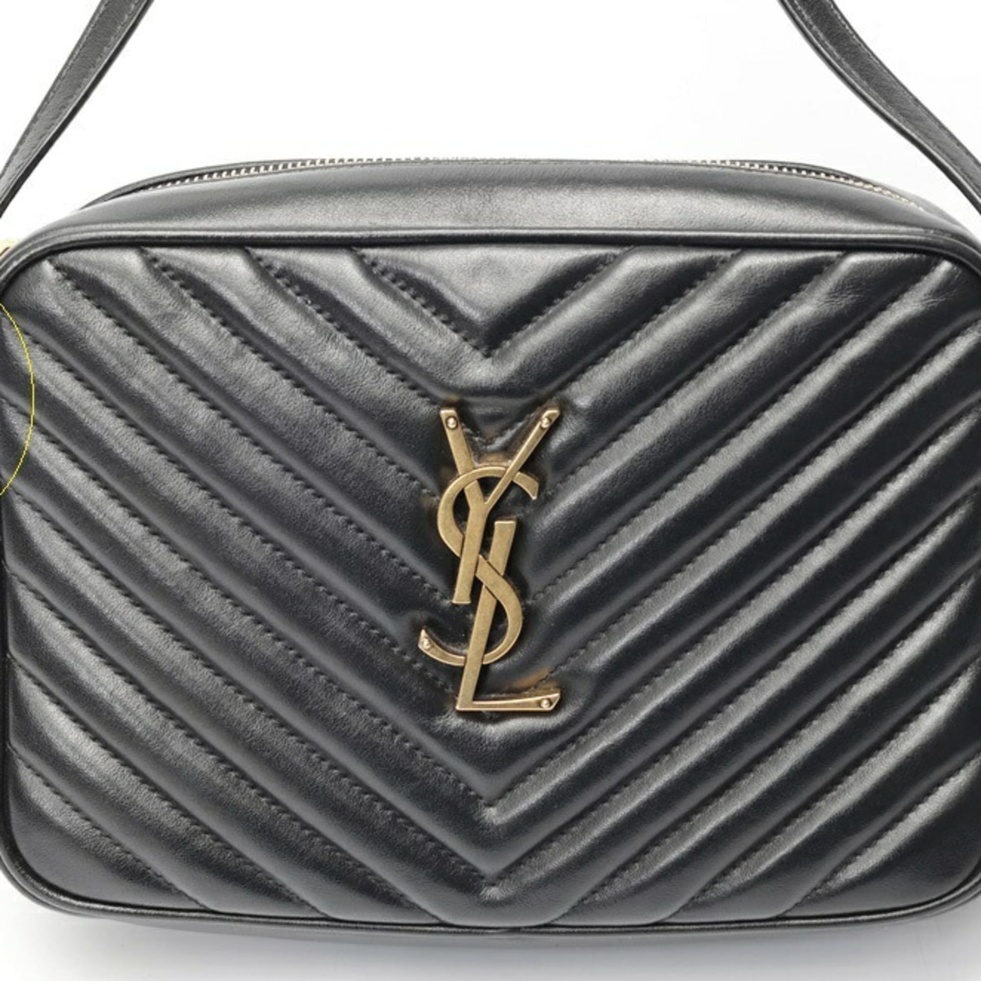 Saint Laurent Black Quilting Shoulder Bag (Pre-Owned)