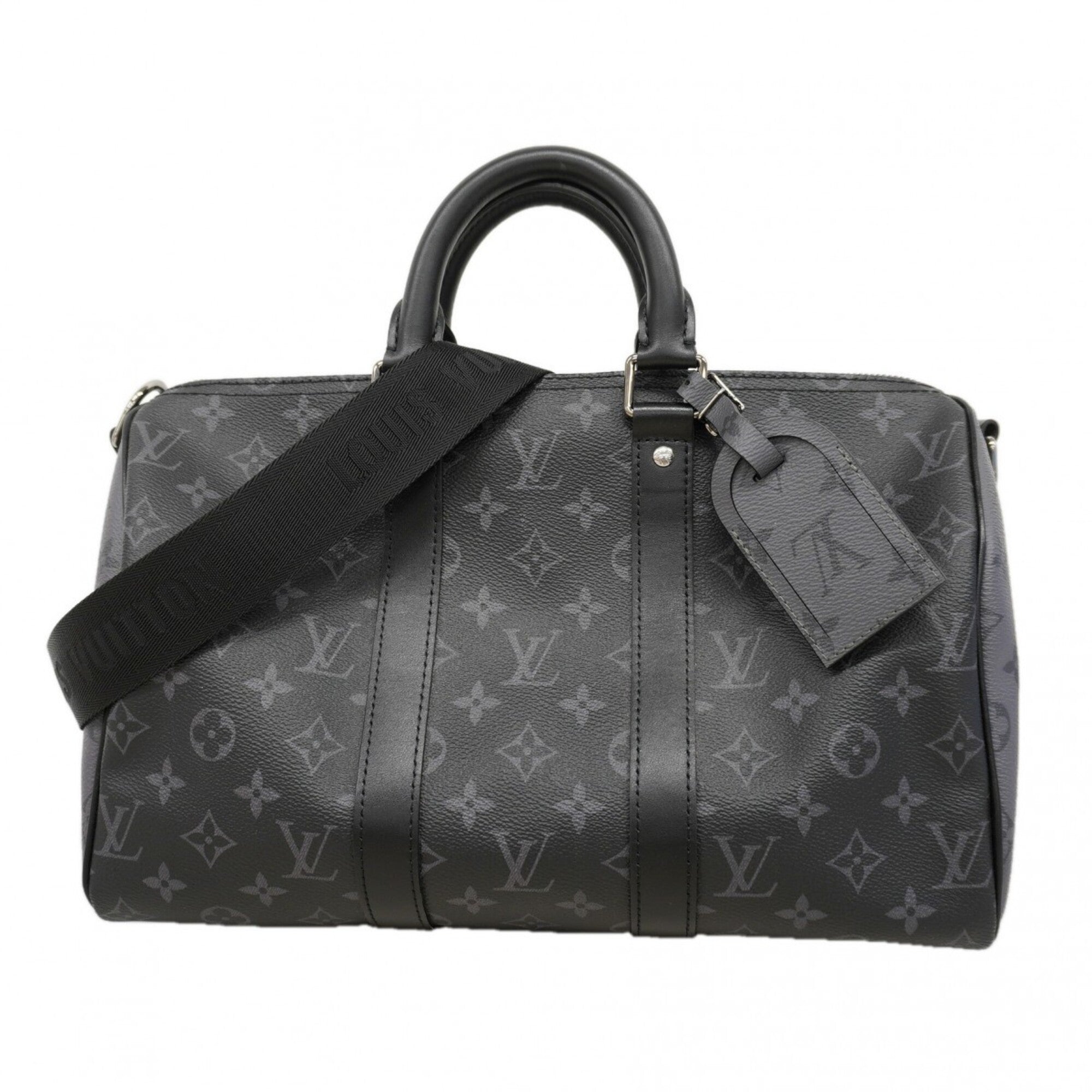 Louis Vuitton Black Gray Handbag (Pre-Owned)