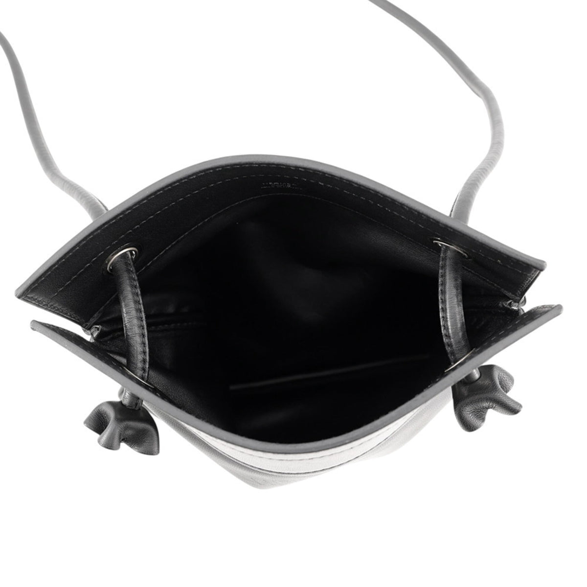 Hermes Black Swift Leather Shoulder Bag (Pre-Owned)