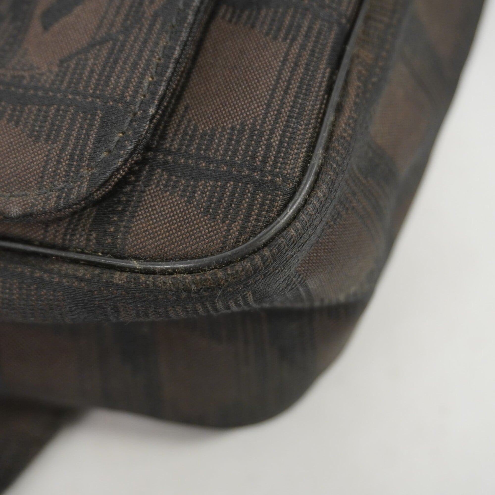 Chanel Black Brown Nylon Fanny Pack (Pre-Owned)