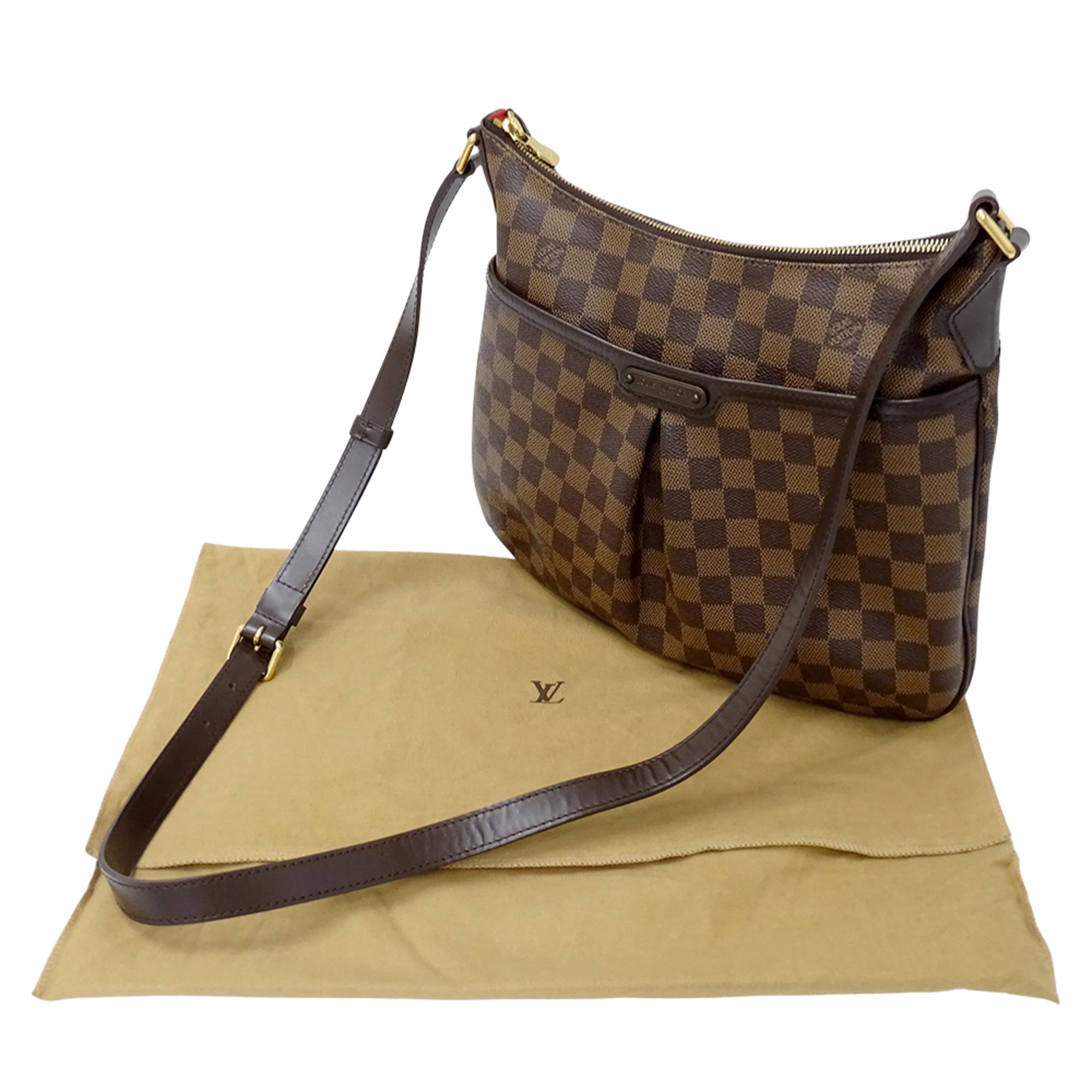 Louis Vuitton Brown Damier Canvas Handbag Shoulder Bag (Pre-Owned)