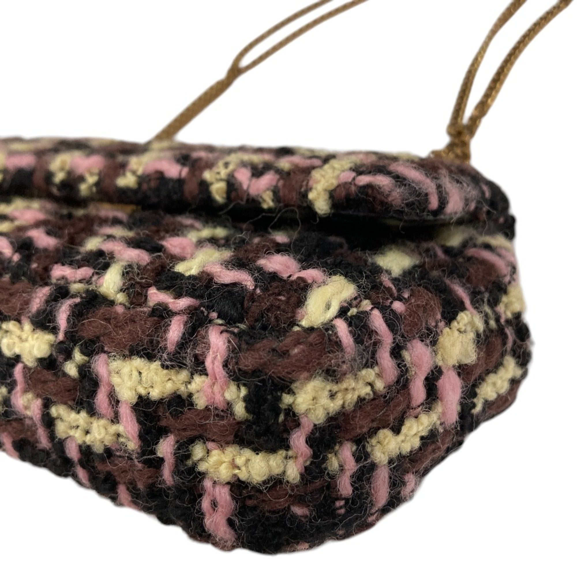 Tory Burch Multi-Color Tweed Shoulder Bag (Pre-Owned)