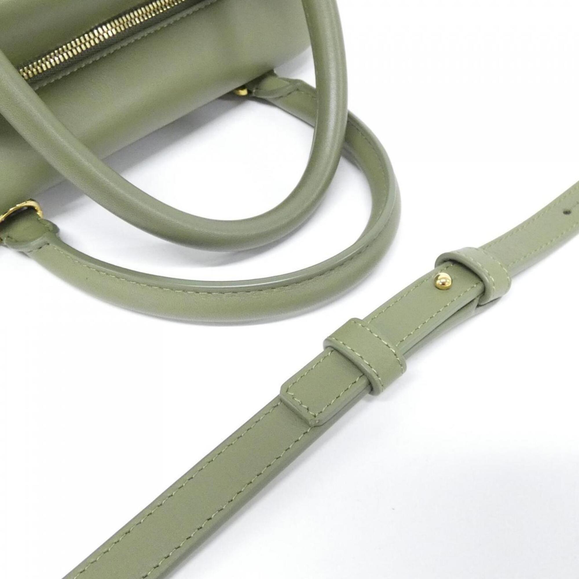 Loewe Green Leather Handbag (Pre-Owned)