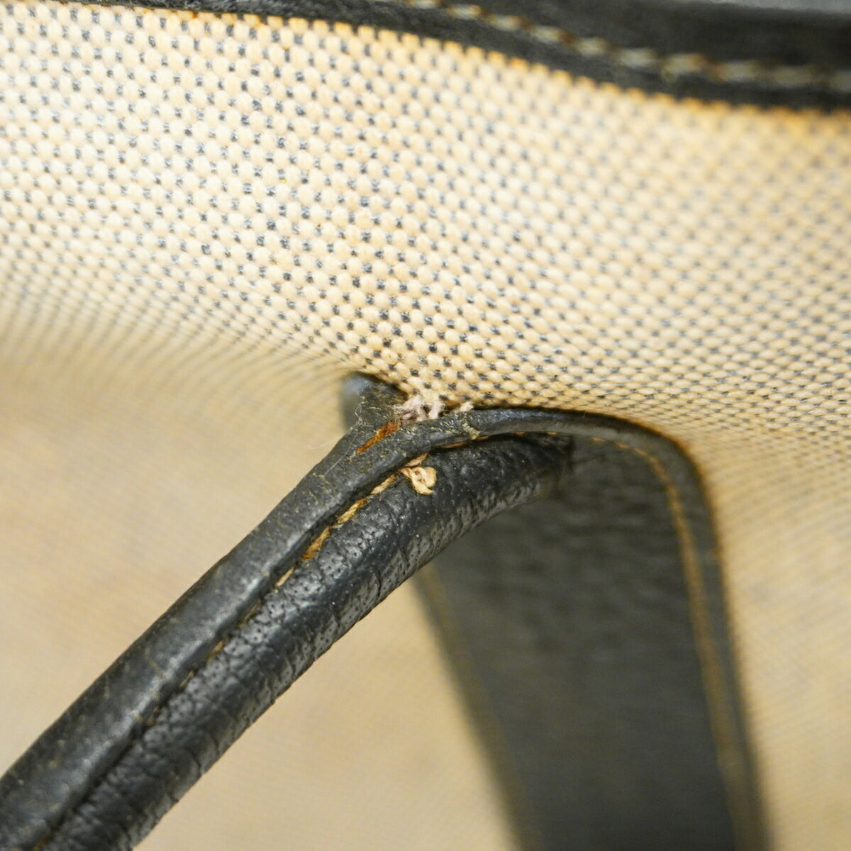 Hermes Black Toile H Tote Bag (Pre-Owned)