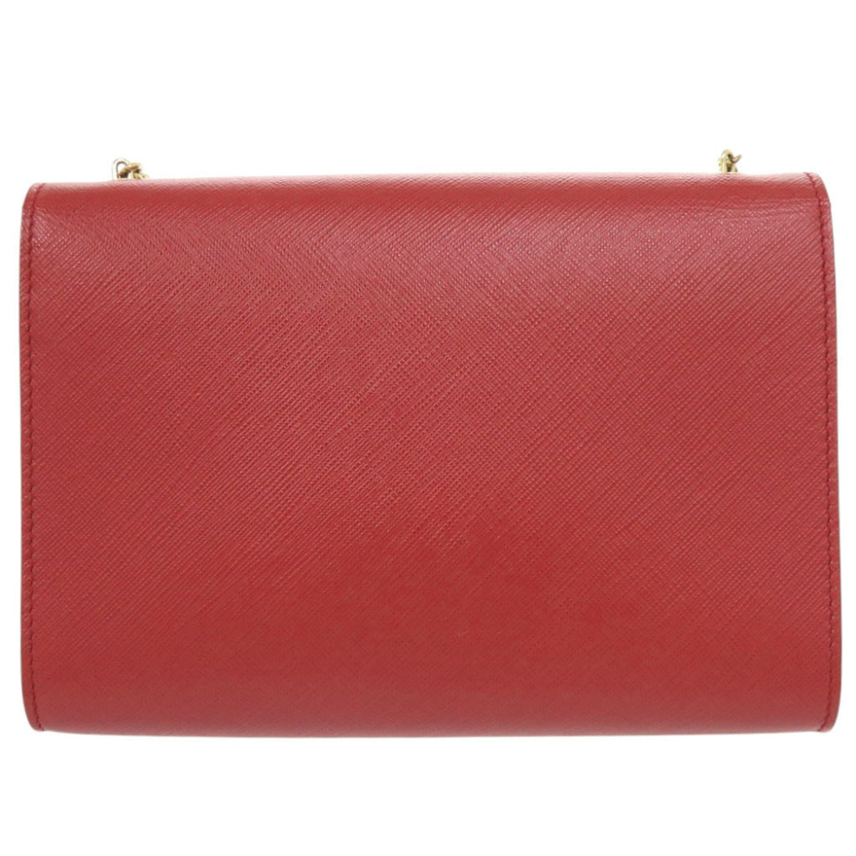 Salvatore Ferragamo Red Color Leather Shoulder Bag (Pre-Owned)