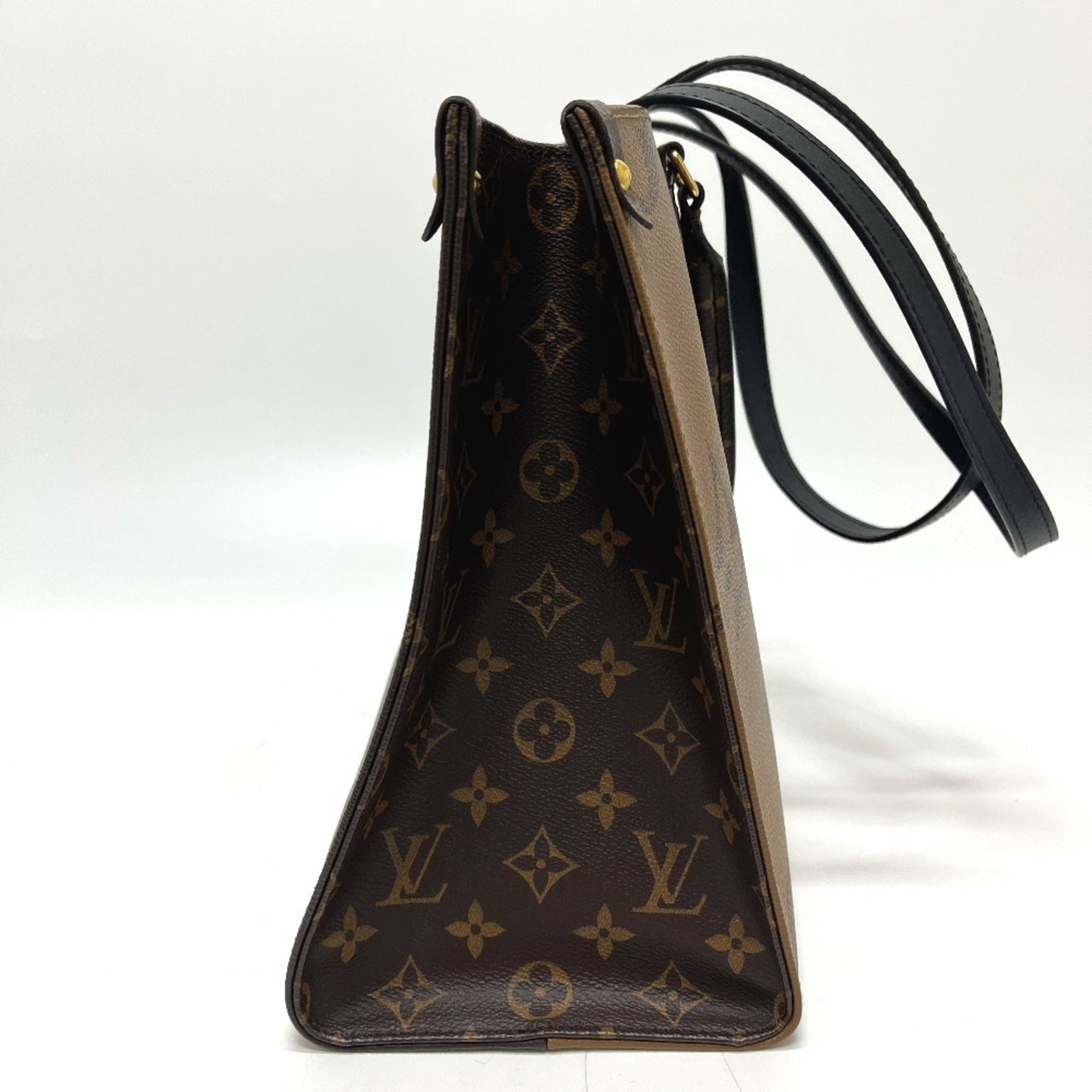 Louis Vuitton Brown Monogram Reverse Tote Bag (Pre-Owned)