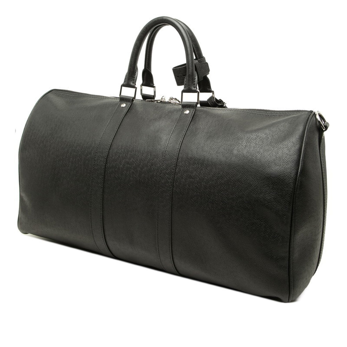 Louis Vuitton Black Leather Boston Bag Shoulder Bag (Pre-Owned)