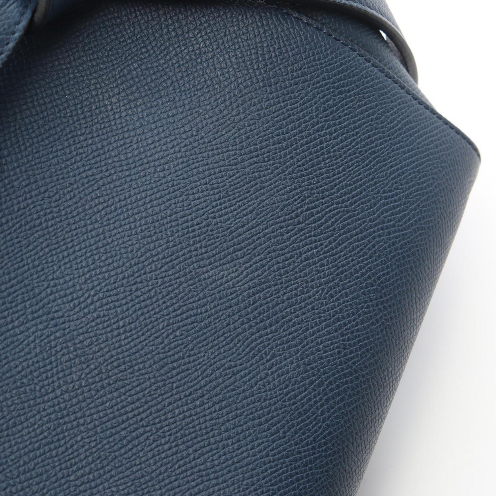 Celine Navy Leather Handbag (Pre-Owned)