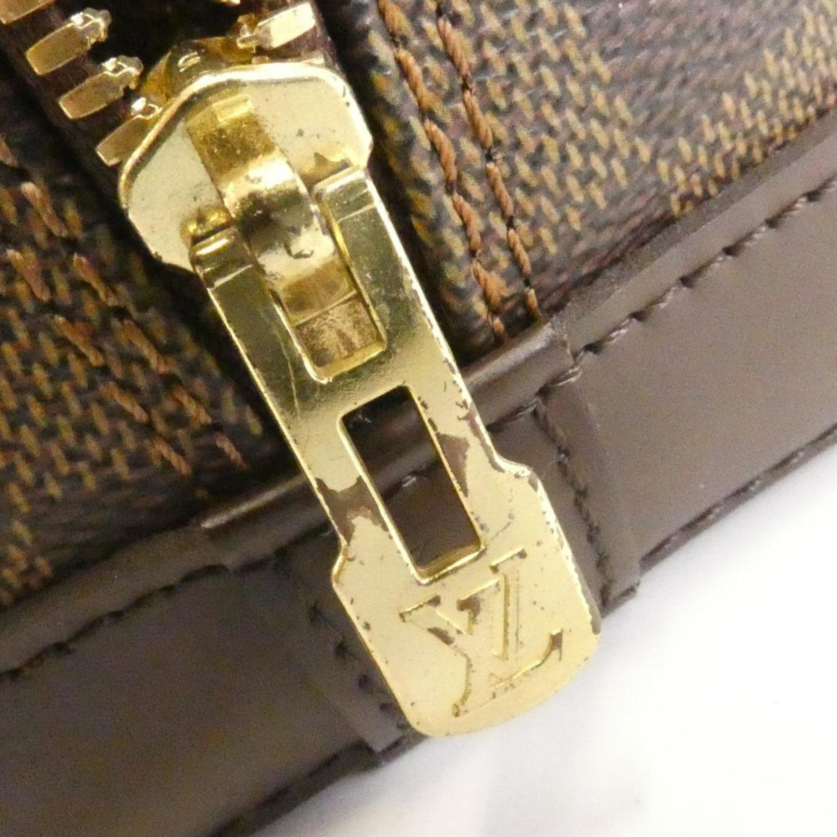 Louis Vuitton Damier Canvas Ebene Damier Canvas Handbag (Pre-Owned)