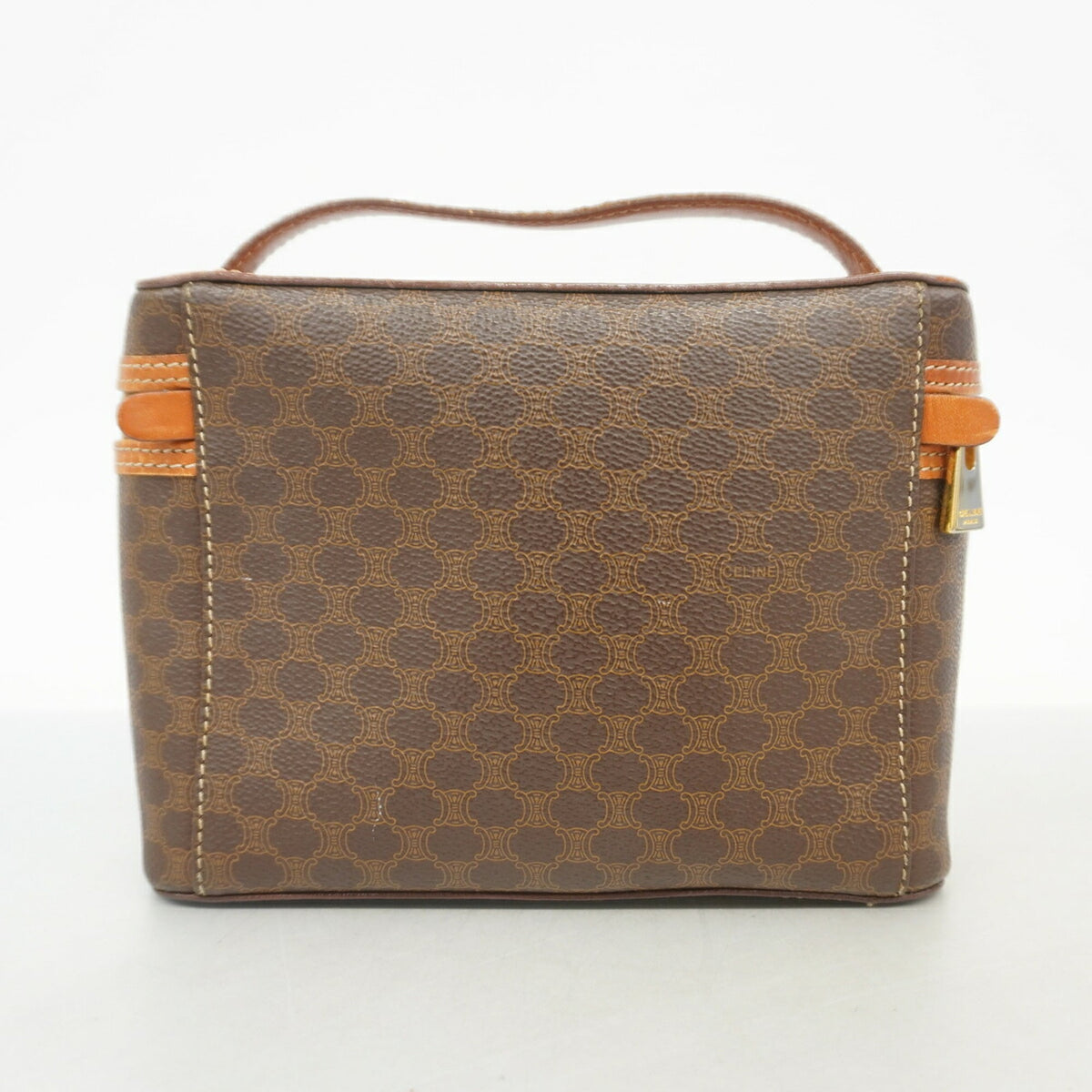 Celine Brown Pvc Vanity Bag (Pre-Owned)