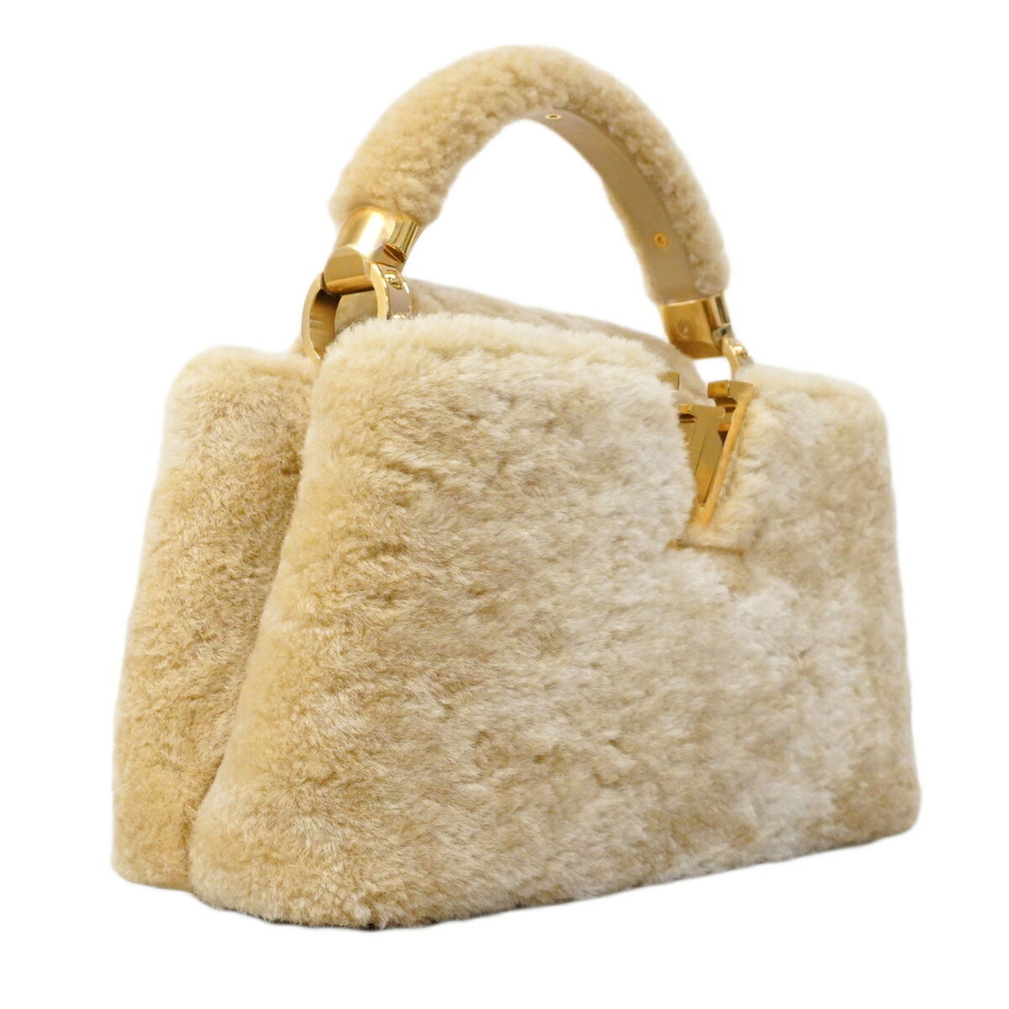 Louis Vuitton Cream Handbag (Pre-Owned)