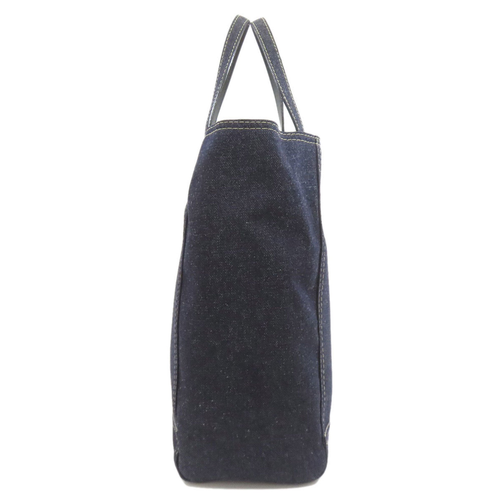 Jimmy Choo Blue Navy Denim Tote Bag (Pre-Owned)