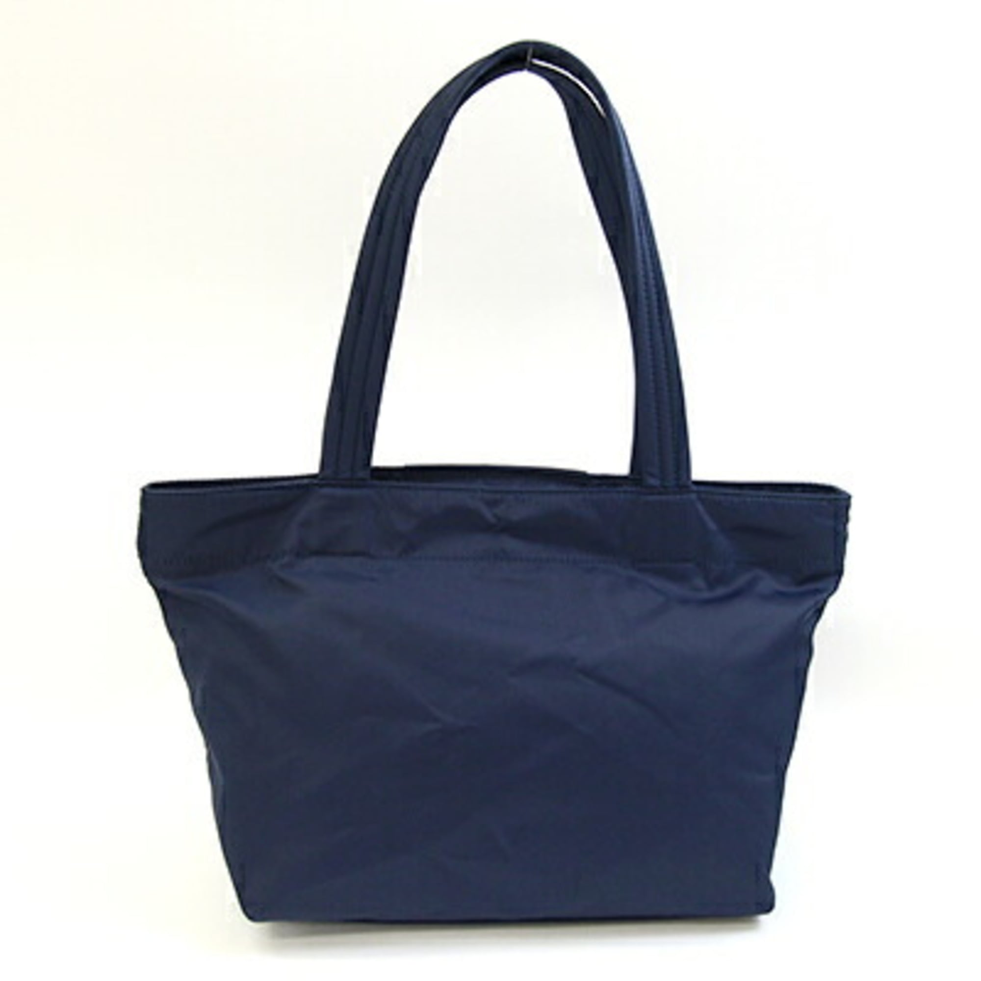 Anya Hindmarch Navy Nylon Leather Tote Bag (Pre-Owned)