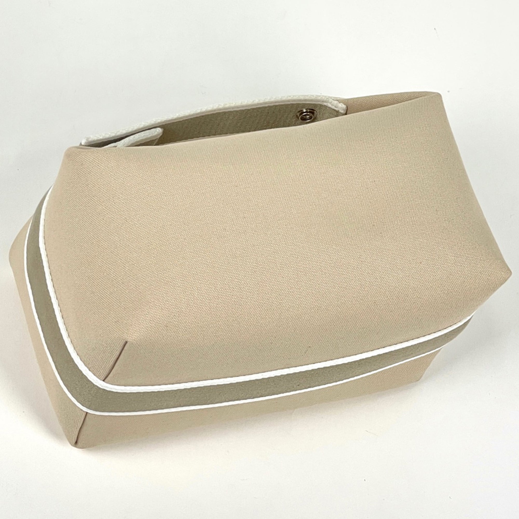Hermes Beige Cotton Handbag (Pre-Owned)