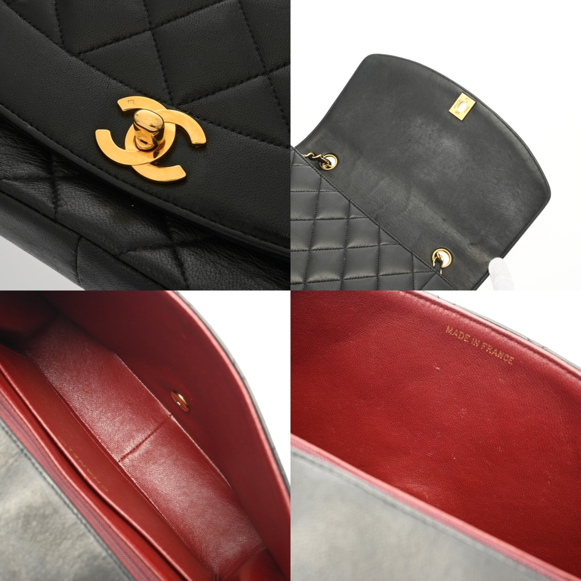 Chanel Black Leather Shoulder Bag (Pre-Owned)