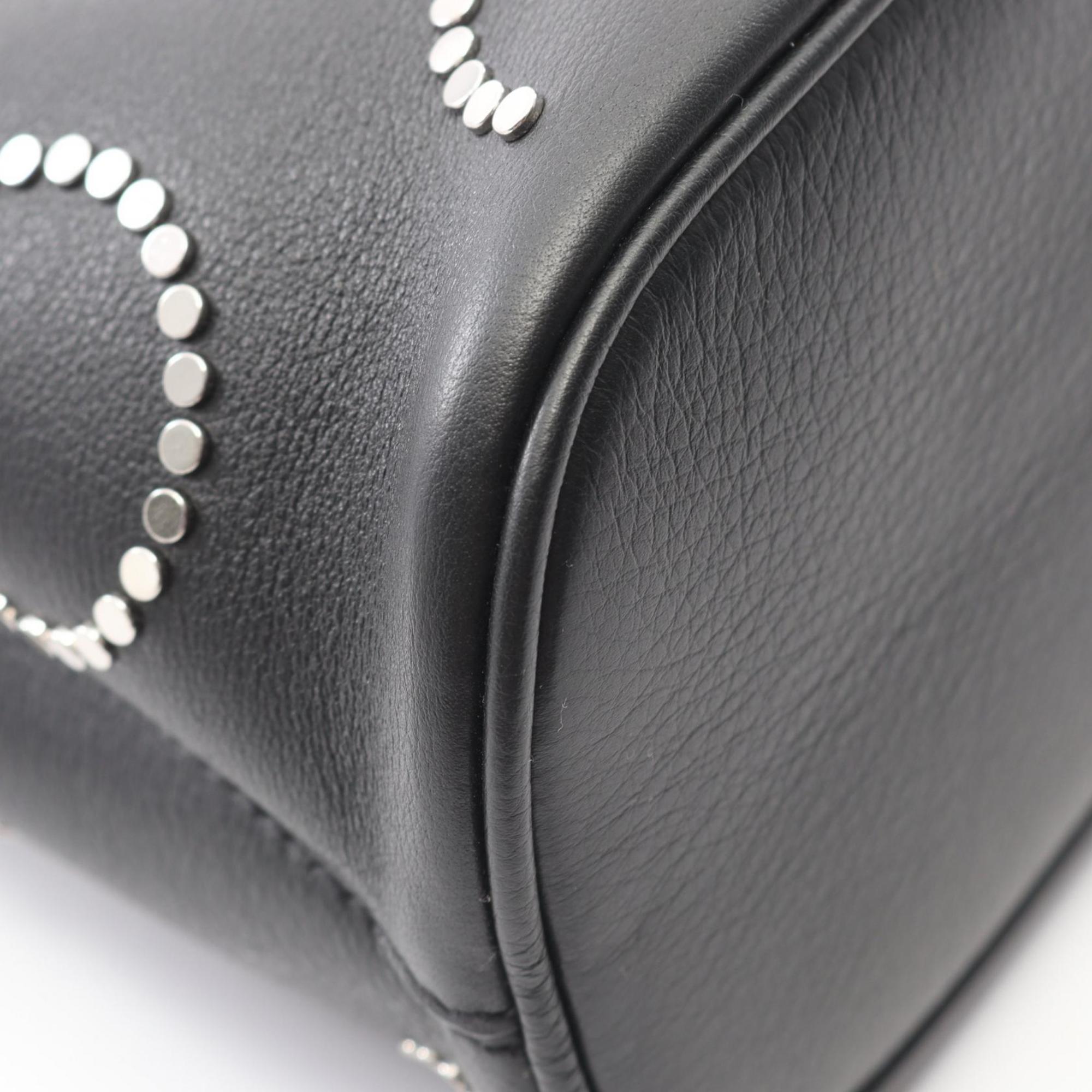 Prada Black Leather Tote Bag (Pre-Owned)
