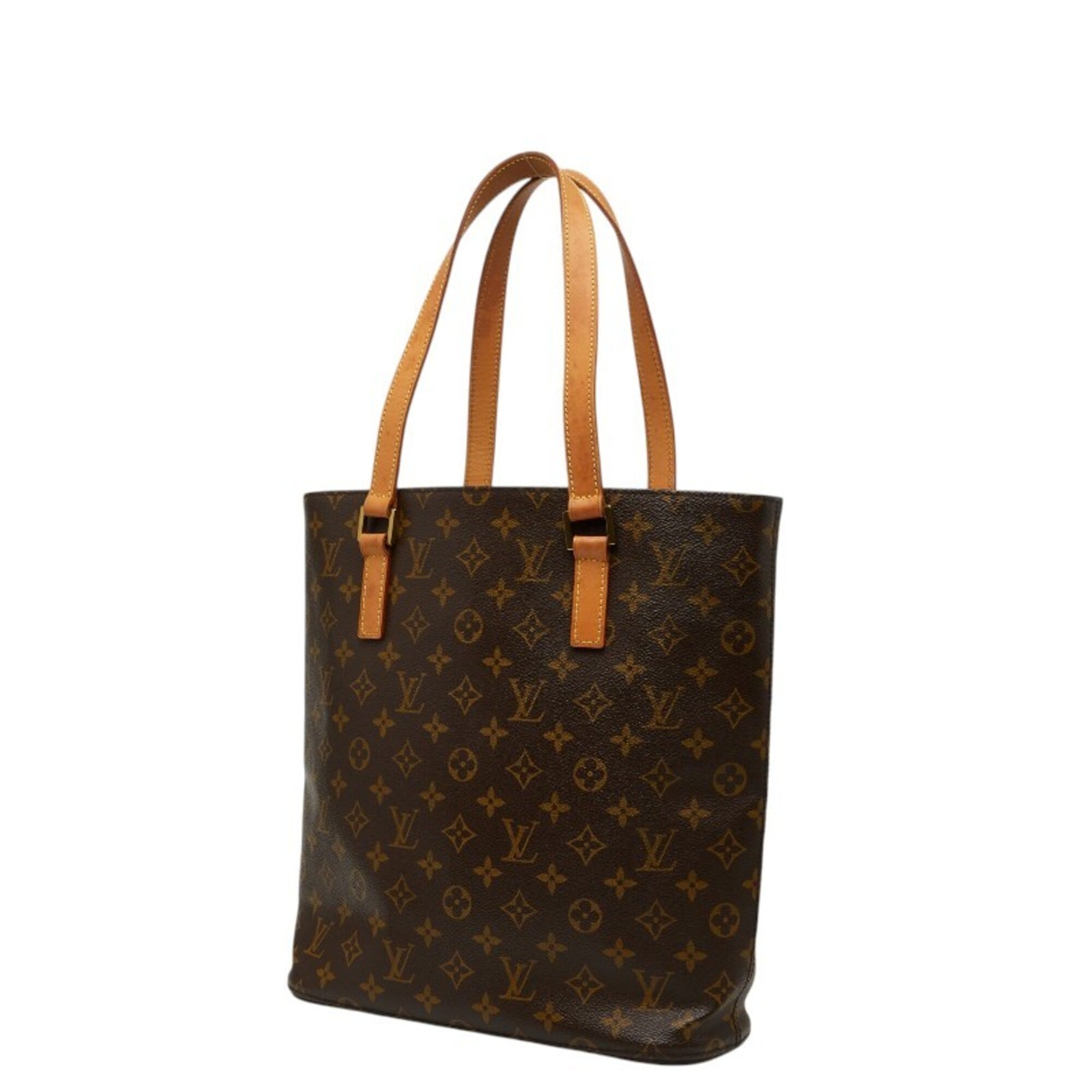 Louis Vuitton Brown Pvc Leather Tote Bag (Pre-Owned)