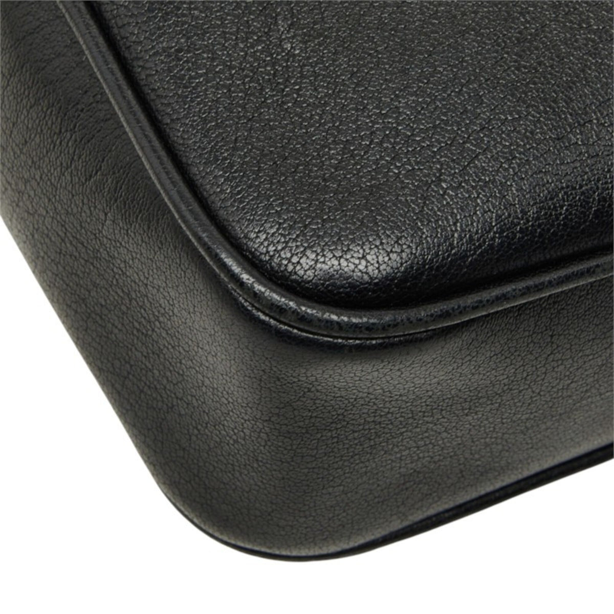 Saint Laurent Black Leather Shoulder Bag (Pre-Owned)