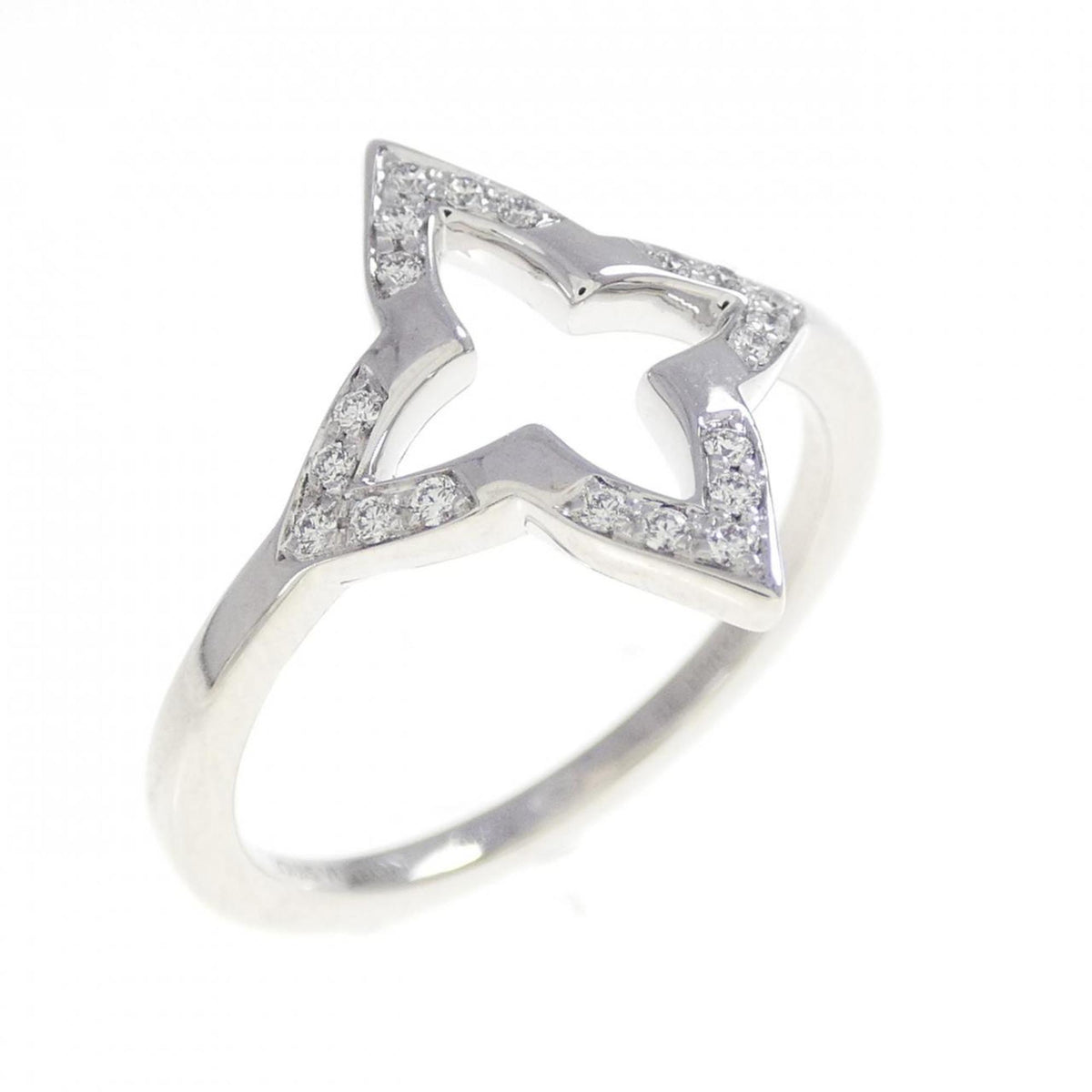 Louis Vuitton White Gold (18K) Band Ring (Pre-Owned)