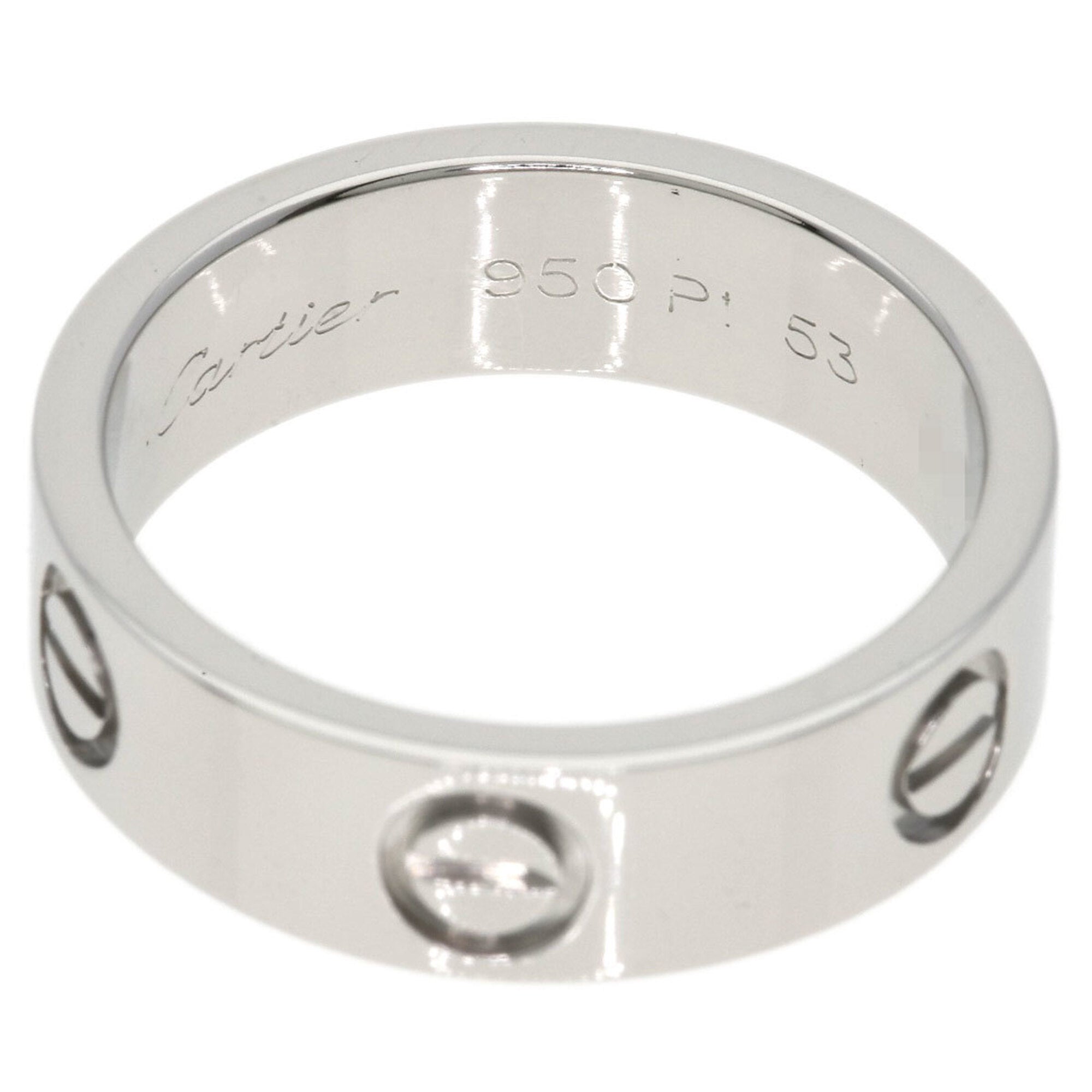 Cartier Platinum 950 Band Ring (Pre-Owned)
