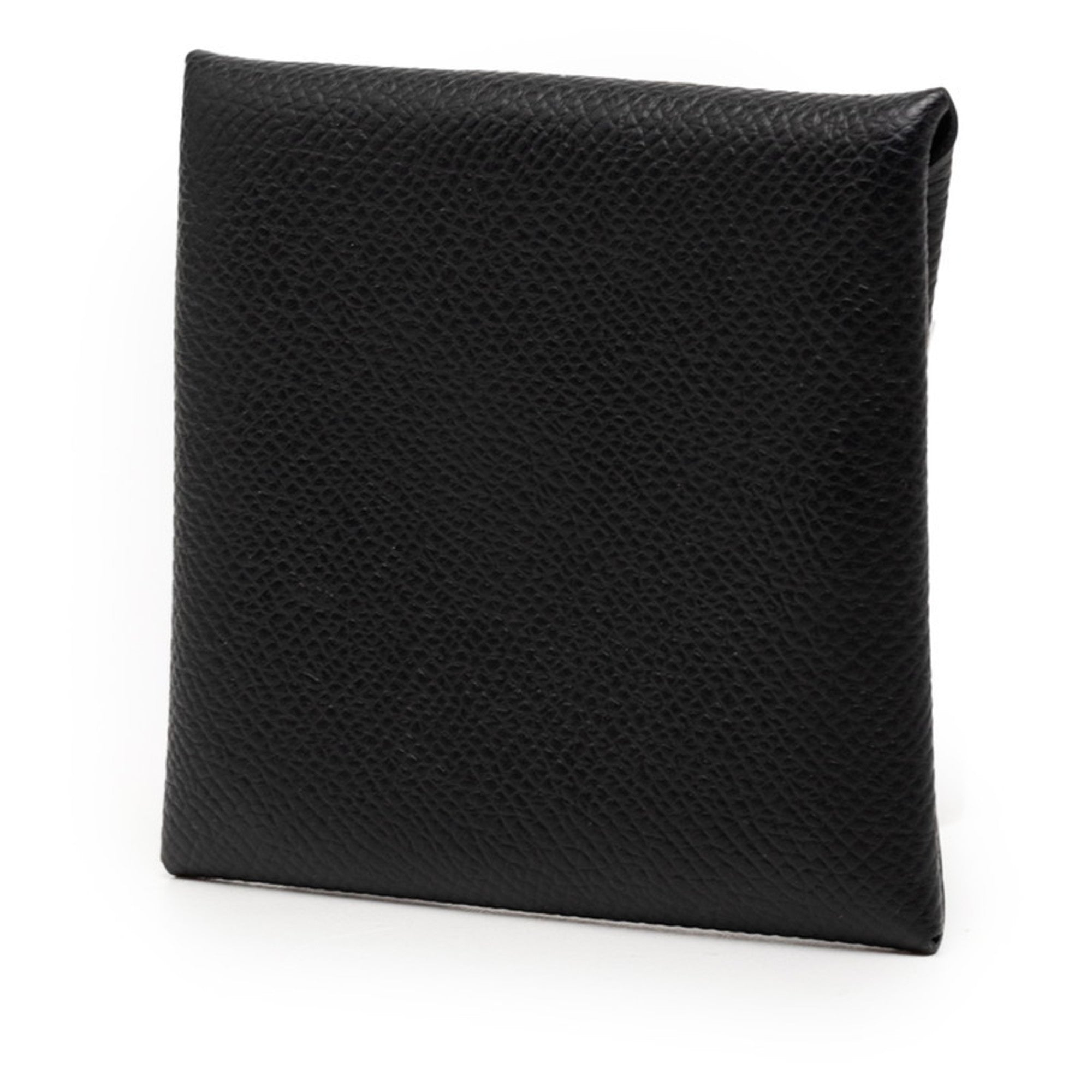 Hermes Bastia Black Epsom Leather Coin Purse/Coin Case (Pre-Owned)