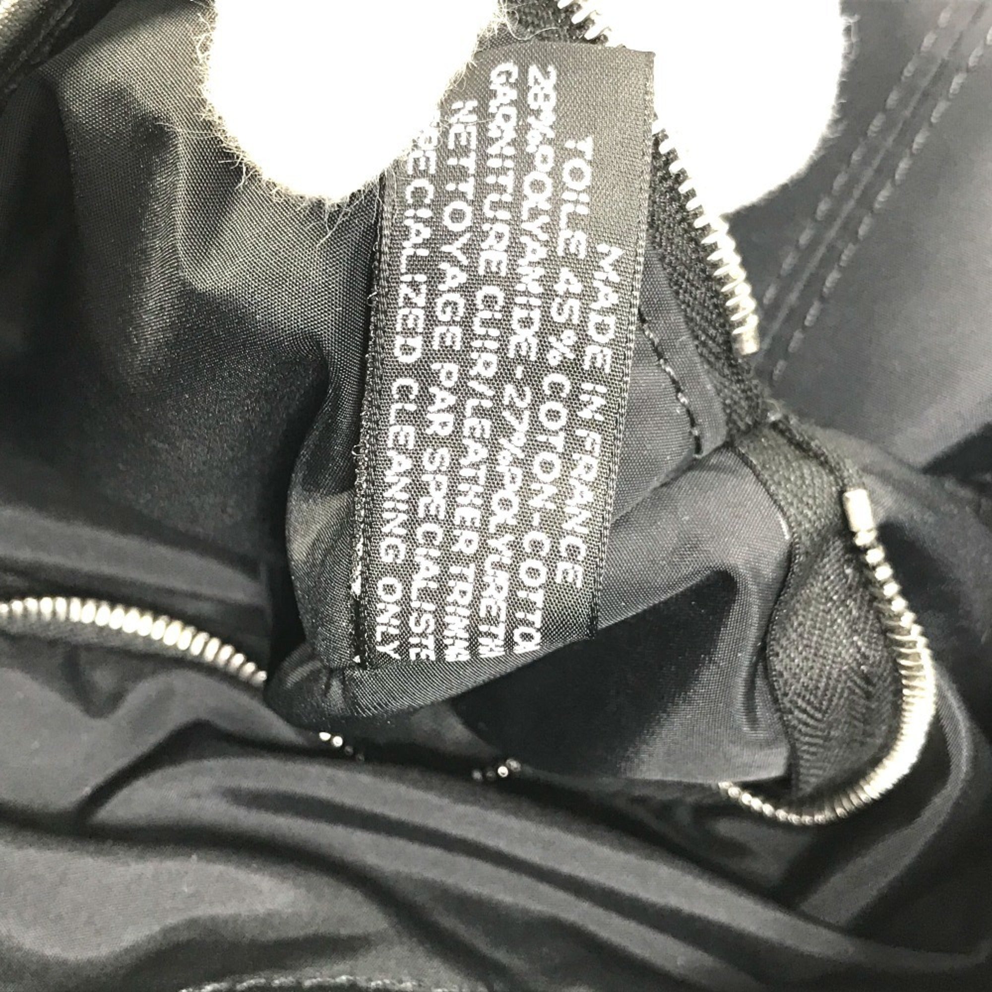 Hermes Acapulco Black Nylon Handbag Tote Bag (Pre-Owned)
