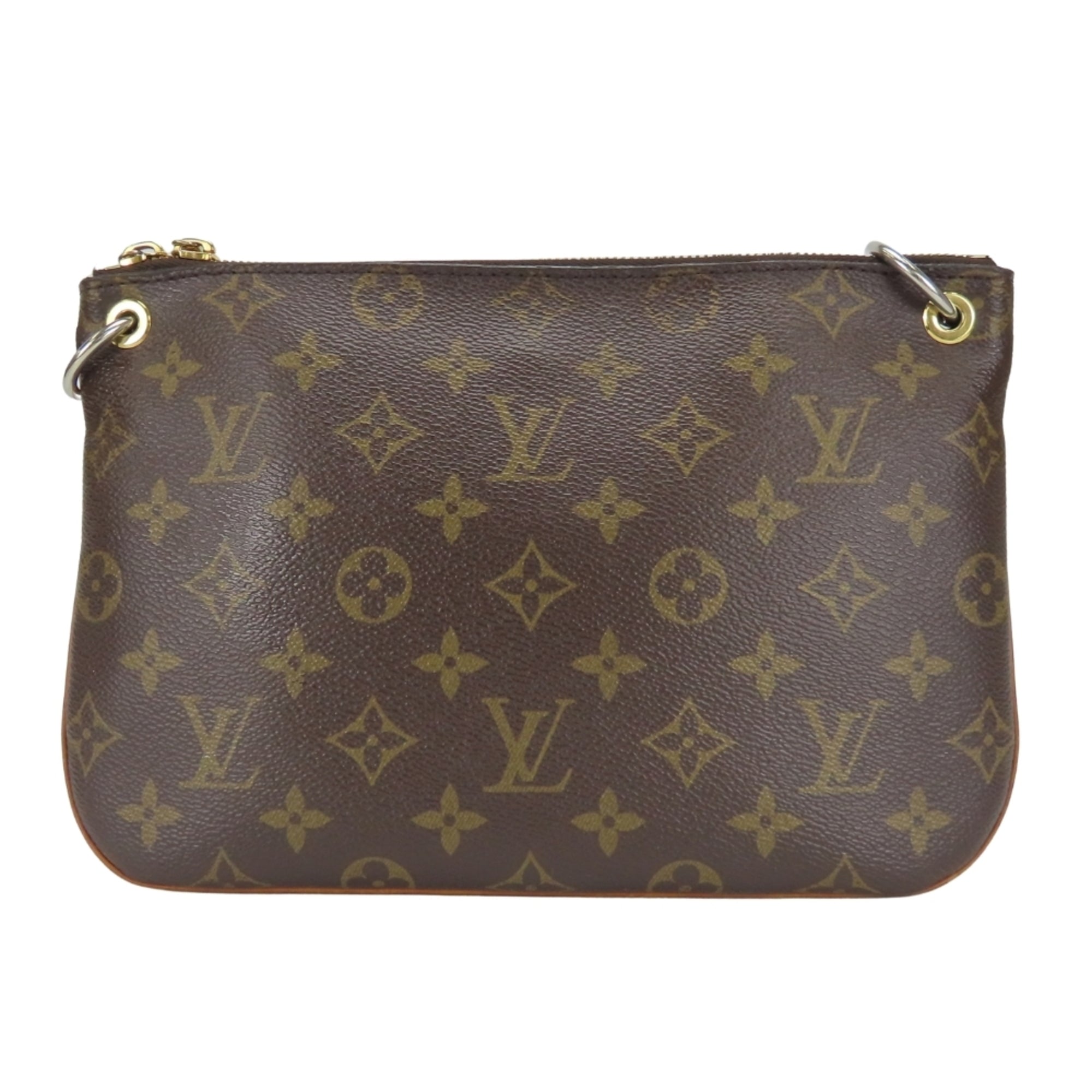Louis Vuitton Brown Leather Shoulder Bag (Pre-Owned)
