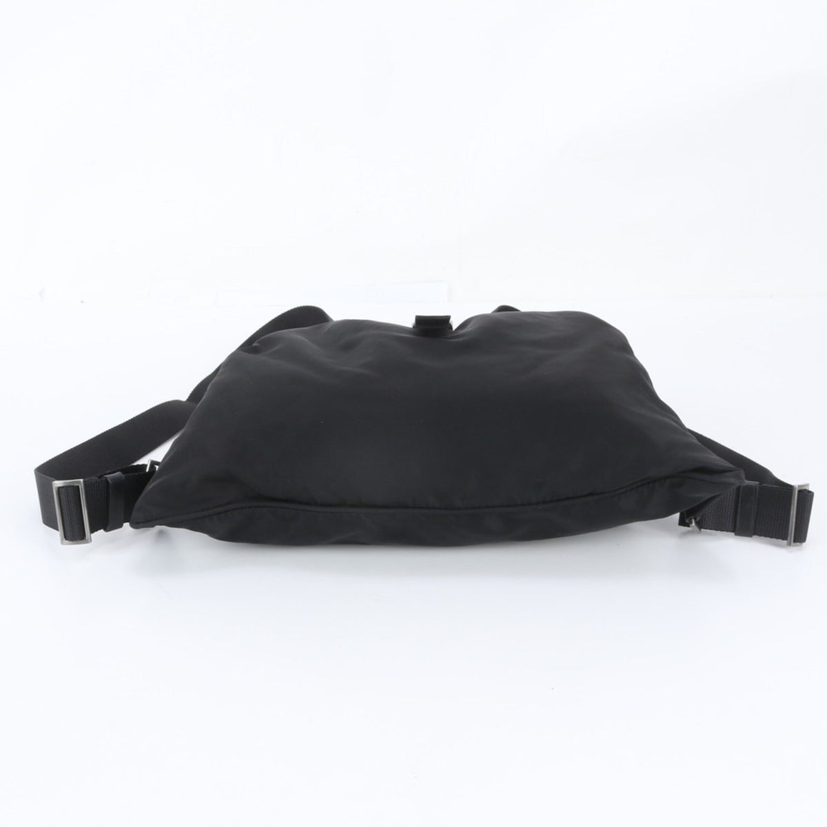 Prada Black Leather Nylon Backpack (Pre-Owned)