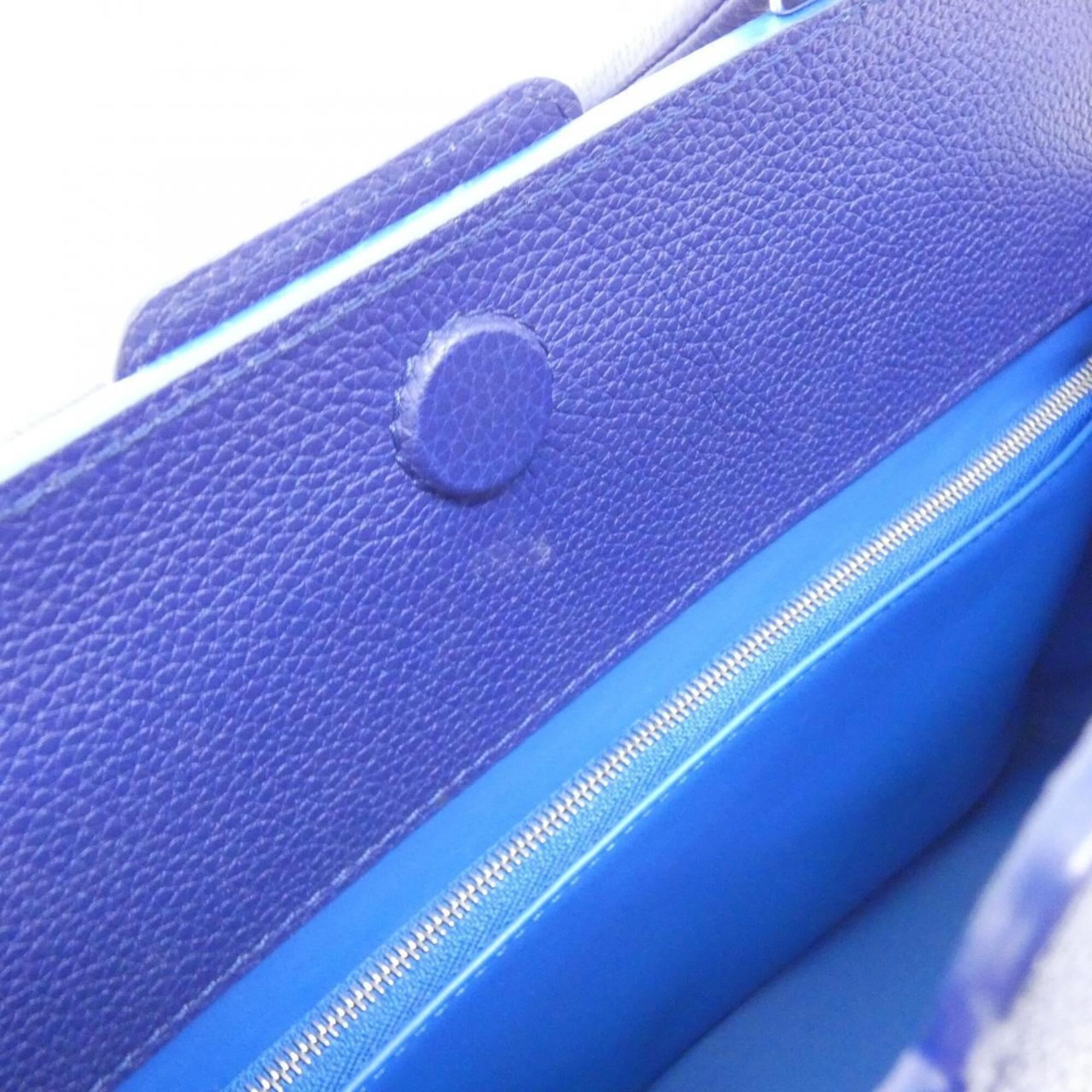 Louis Vuitton Blue Leather Handbag (Pre-Owned)