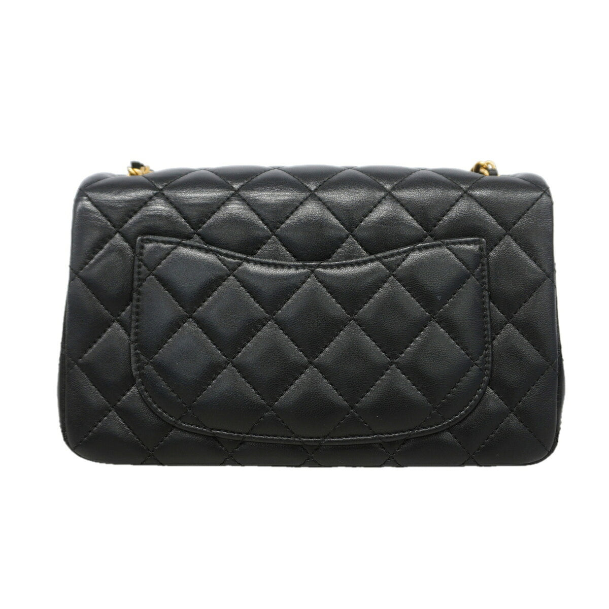 Chanel Black Leather Shoulder Bag (Pre-Owned)